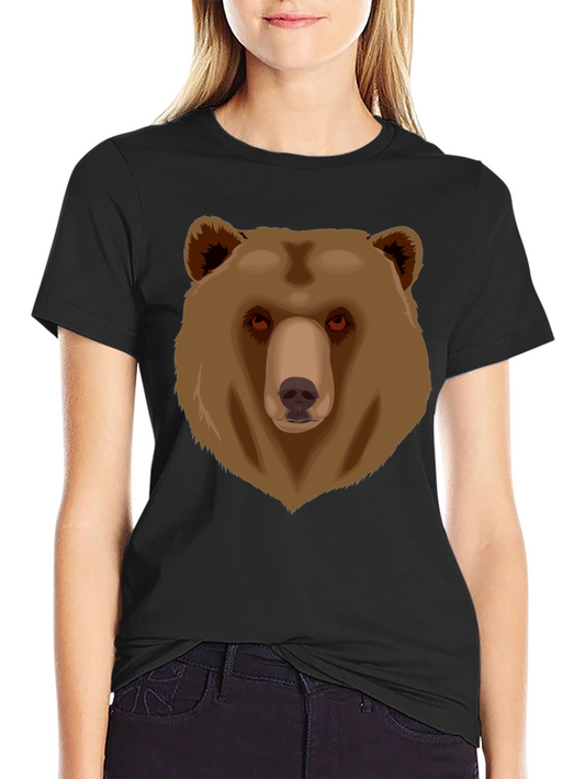 Bear Graphic Black T-Shirt