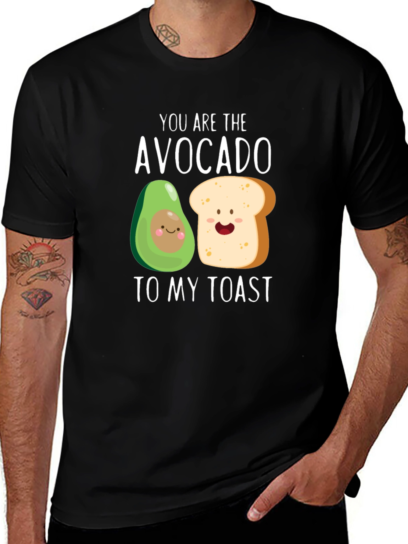 Avocado Toast Graphic Tee - Cute Foodie Shirt