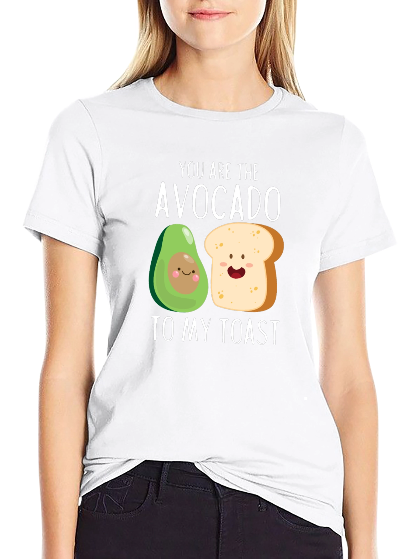 Avocado Toast Graphic Tee - Cute Foodie Shirt