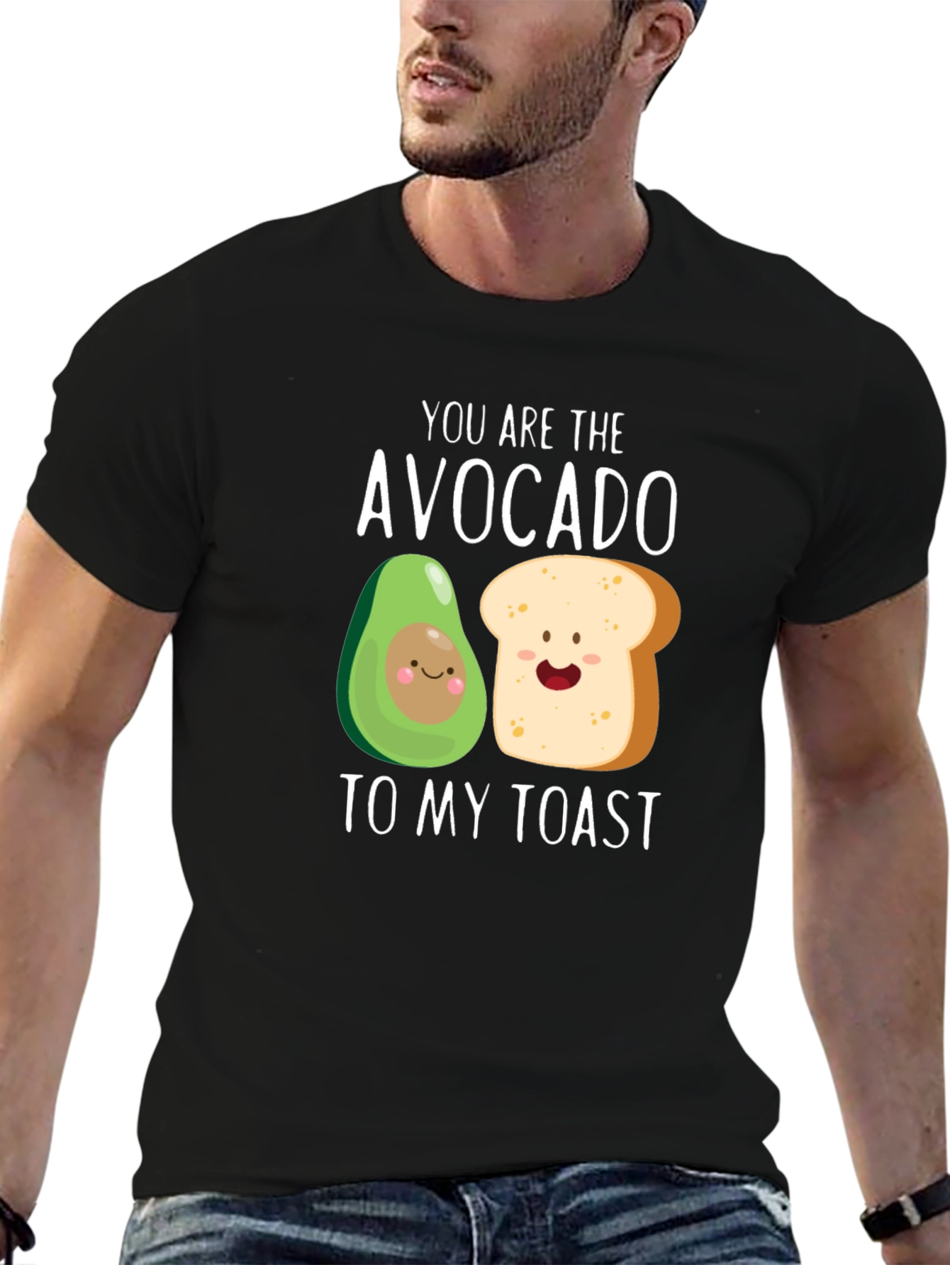 Avocado Toast Graphic Tee - Cute Foodie Shirt