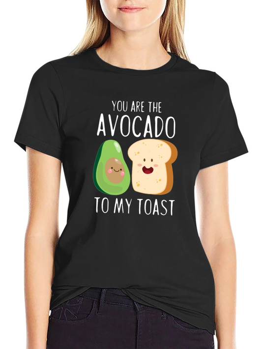 Avocado Toast Graphic Tee - Cute Foodie Shirt