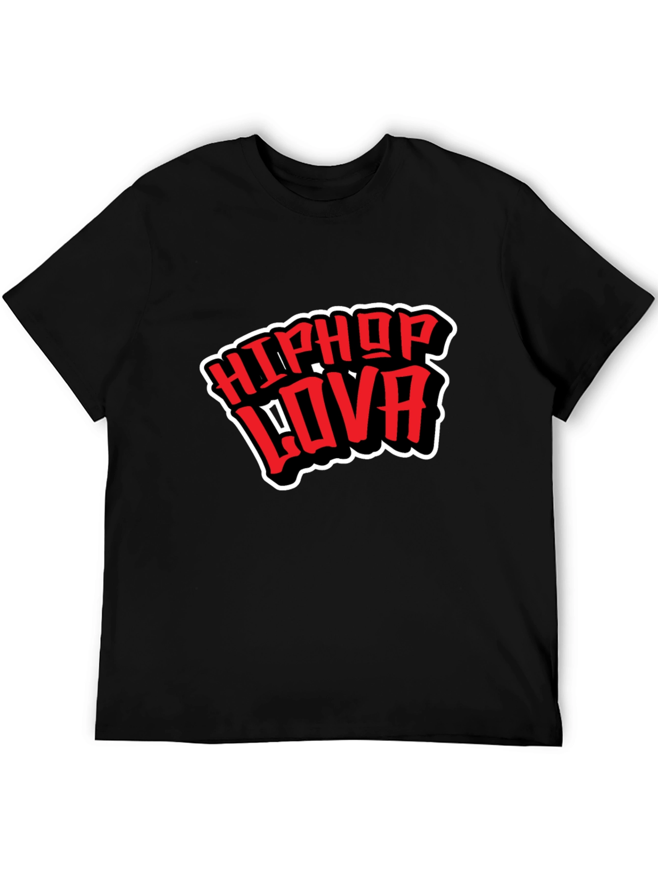 HipHop Lova Black Graphic Tee