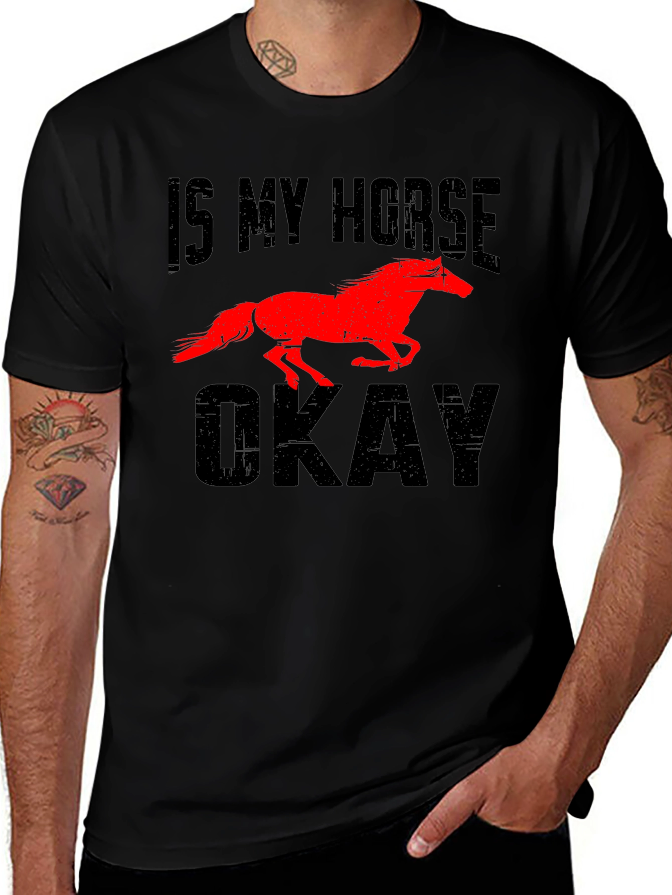 Is My Horse Okay? Graphic T-Shirt
