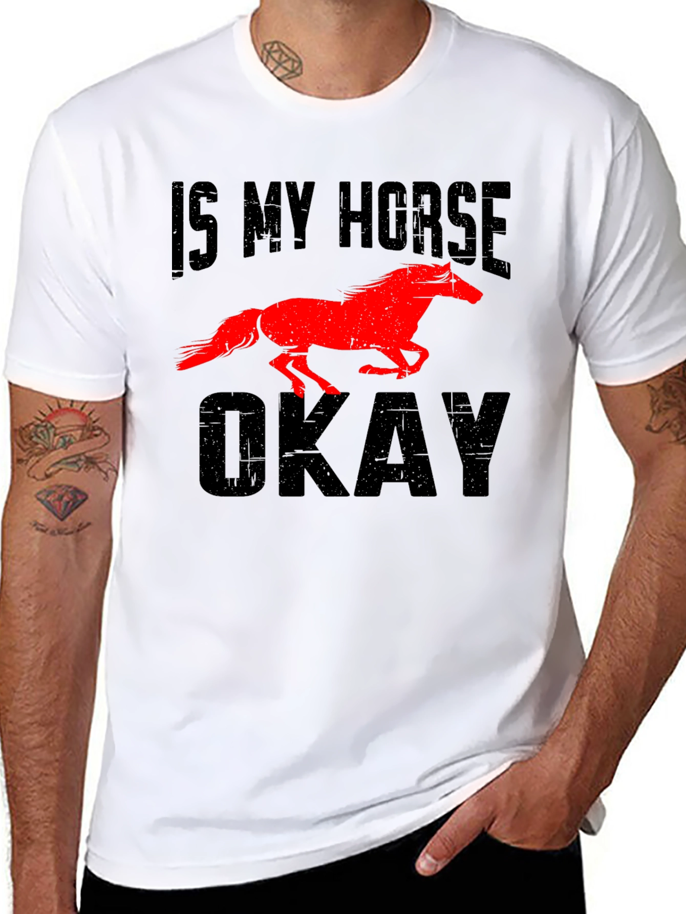 Is My Horse Okay? Graphic T-Shirt
