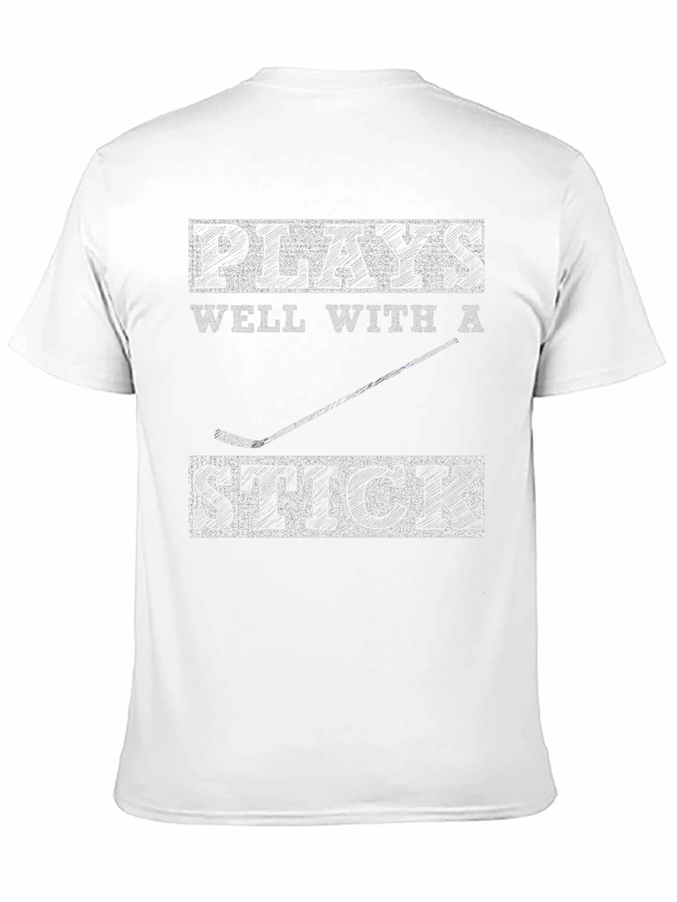 Plays Well With A Stick Hockey T-Shirt