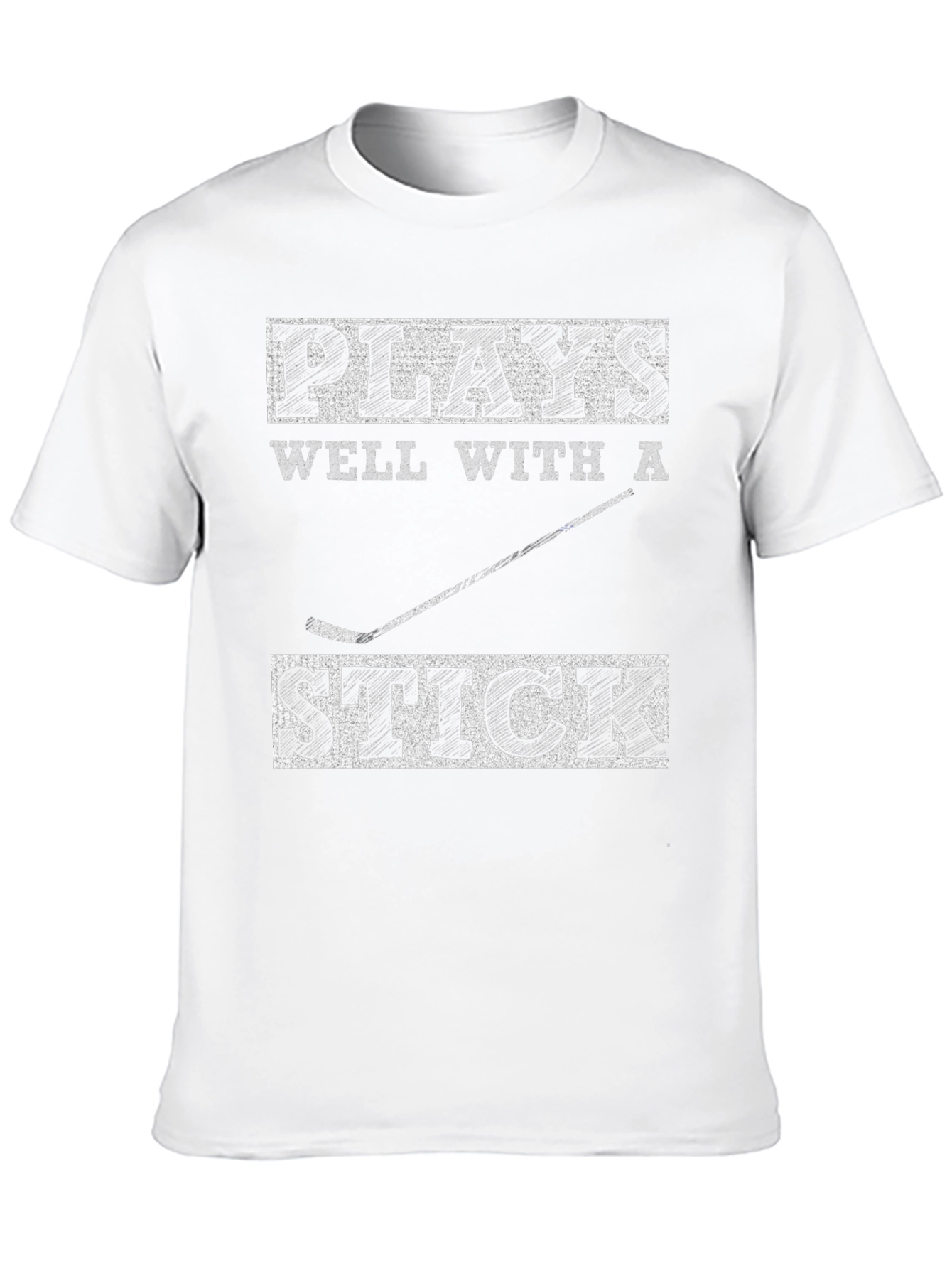 Plays Well With A Stick Hockey T-Shirt