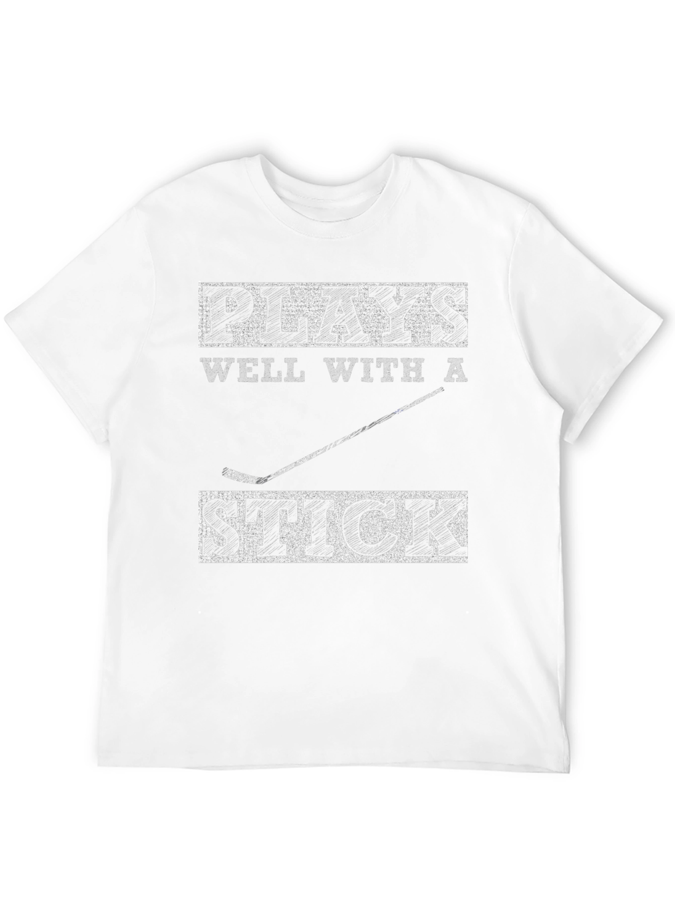 Plays Well With A Stick Hockey T-Shirt