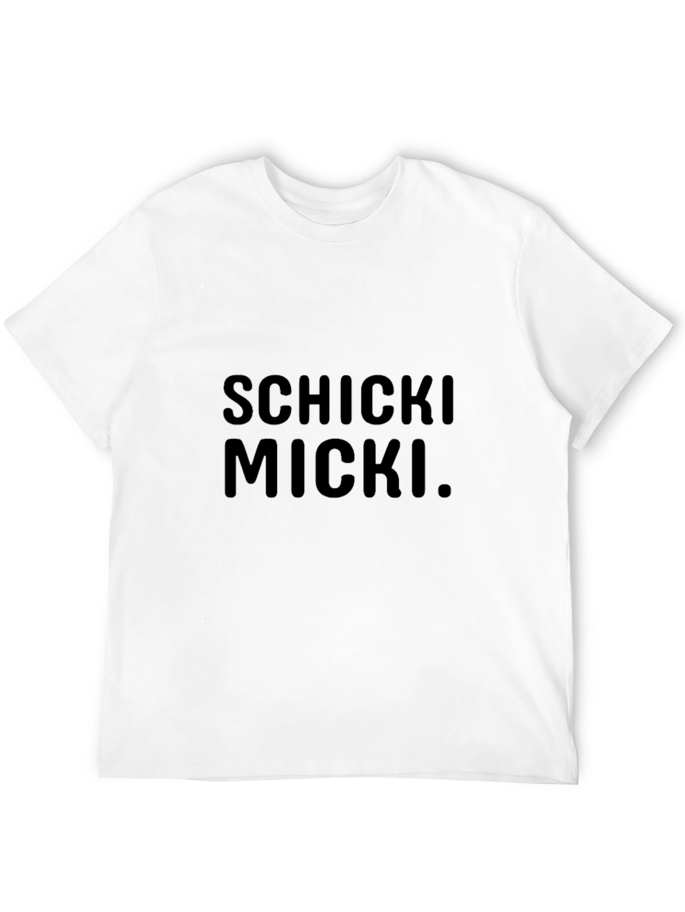 Schicki Micki Graphic Tee - Stylish Black T-Shirt
