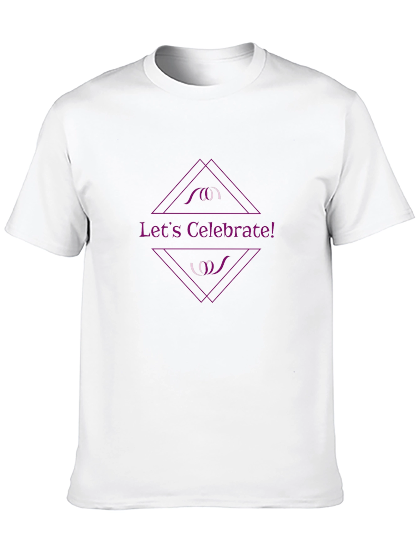 Lets Celebrate Black Graphic Tee