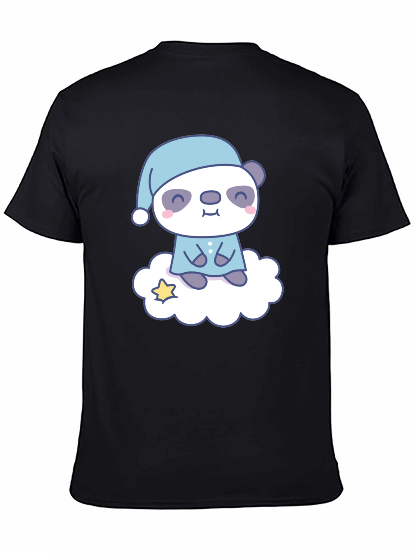 Sleepy Panda T-Shirt - Cute Cartoon Bear Tee