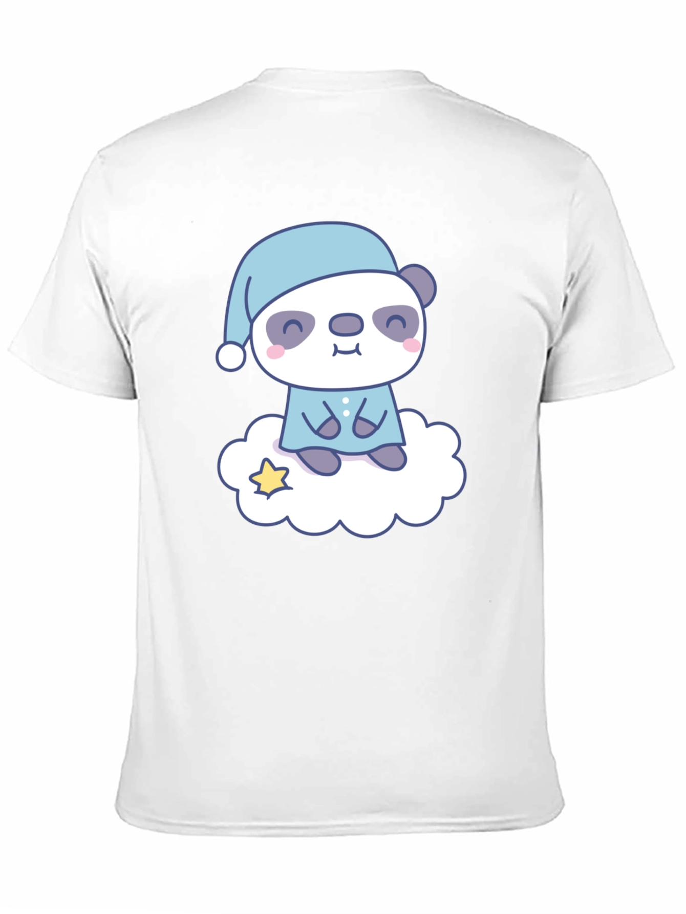 Sleepy Panda T-Shirt - Cute Cartoon Bear Tee