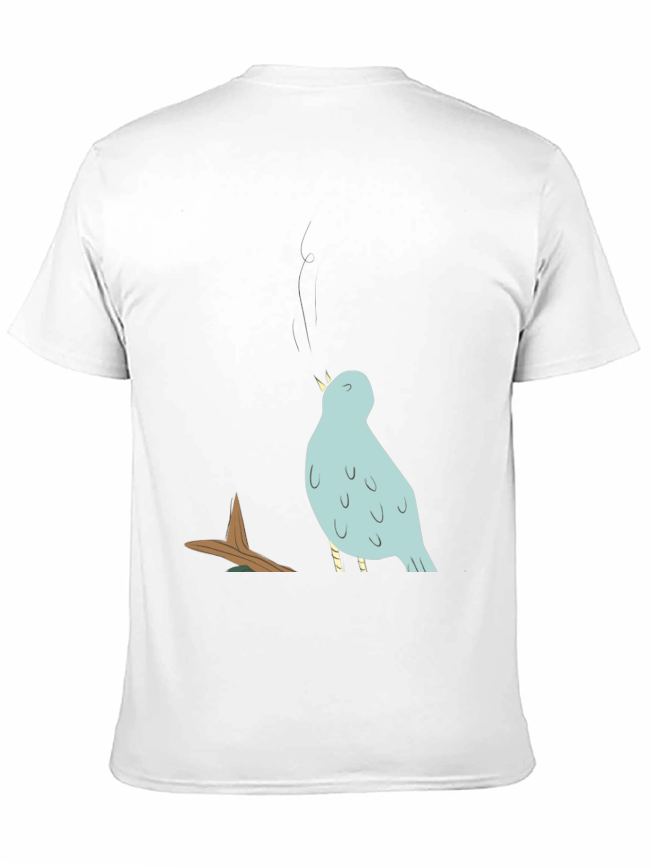 Cartoon Bird T-Shirt - Black Graphic Tee