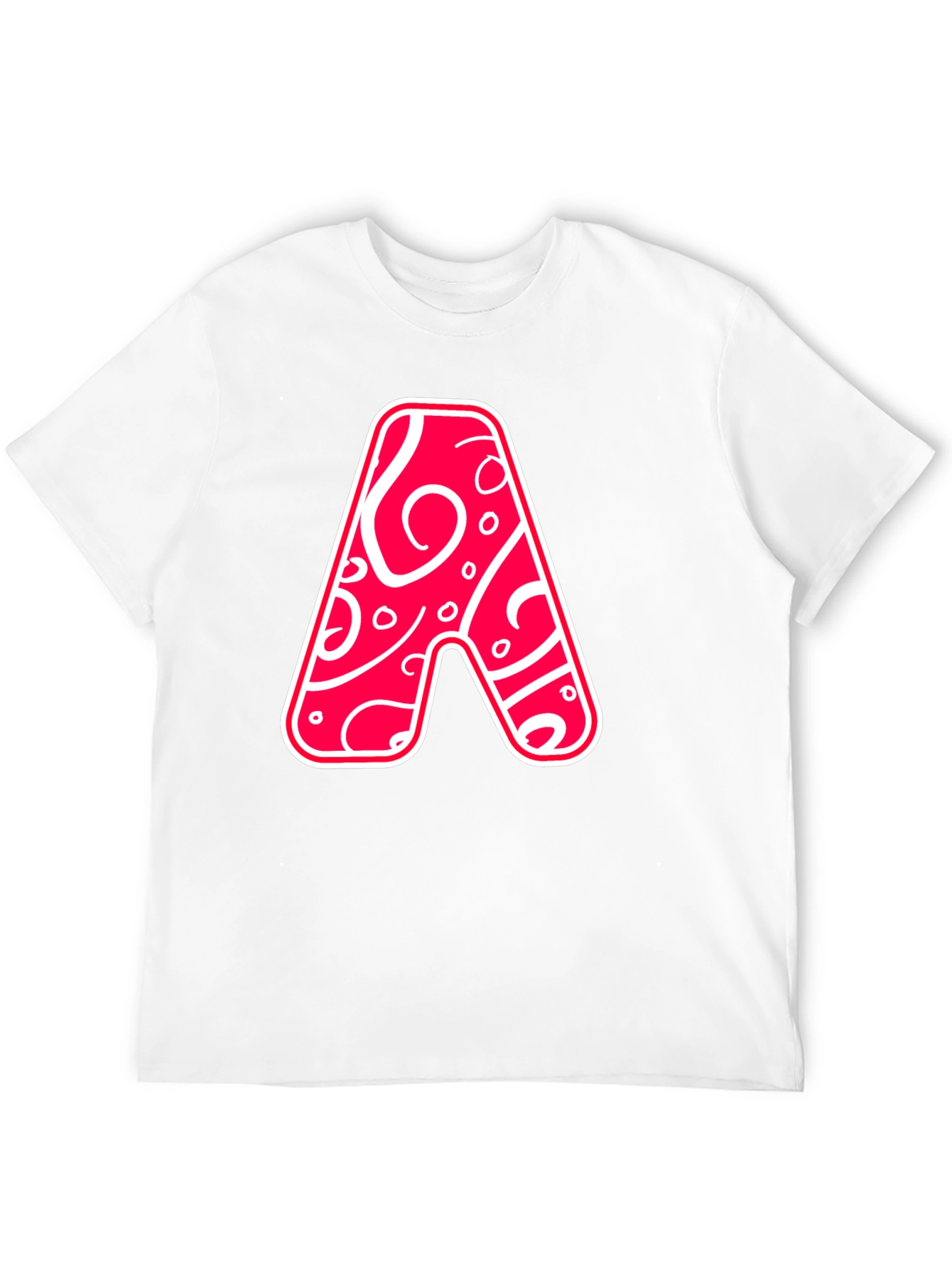 Funky Letter A Graphic Tee