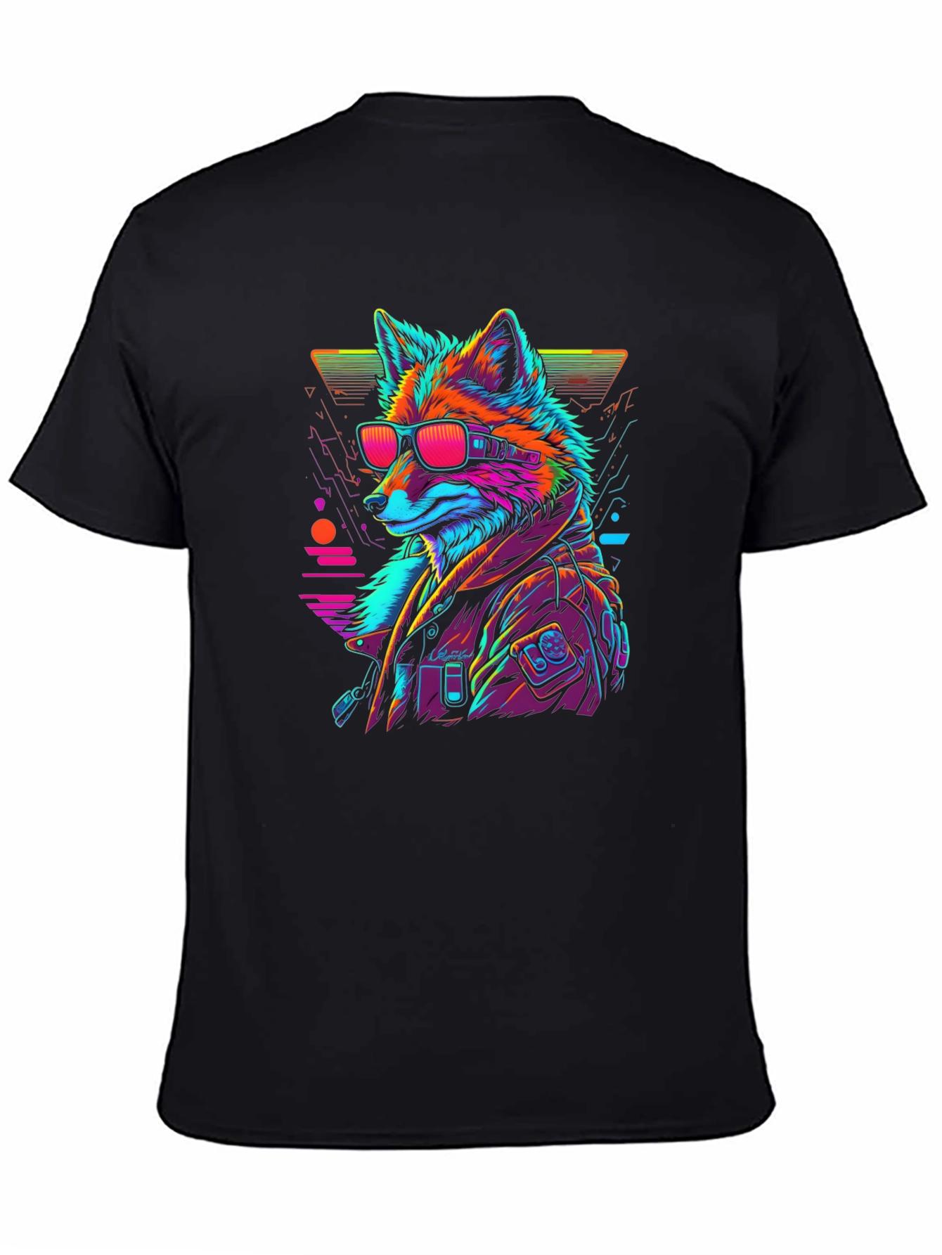 Cyberpunk Fox T-Shirt - Cool Graphic Tee