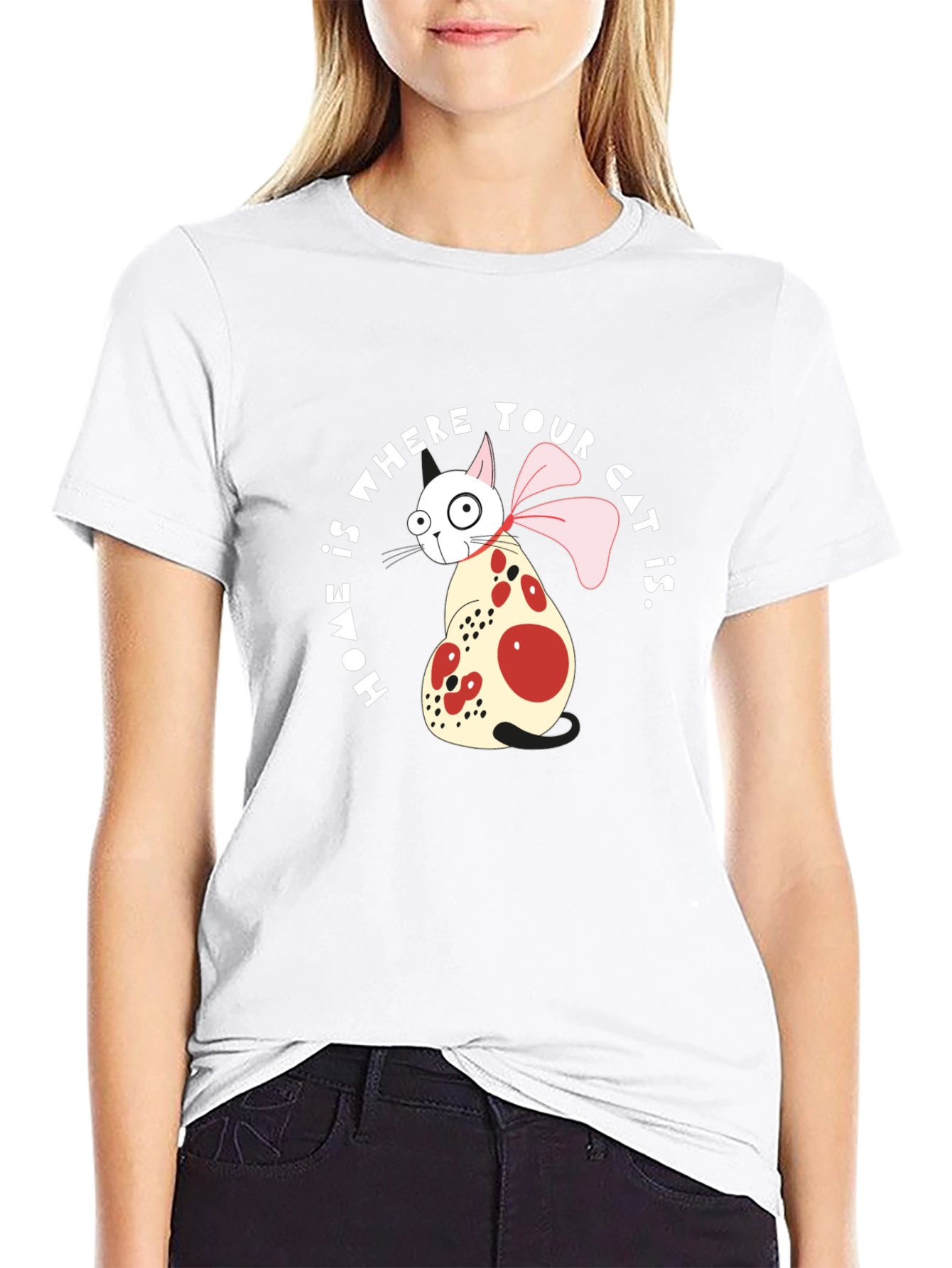 Home is Where Your Cat Is T-Shirt
