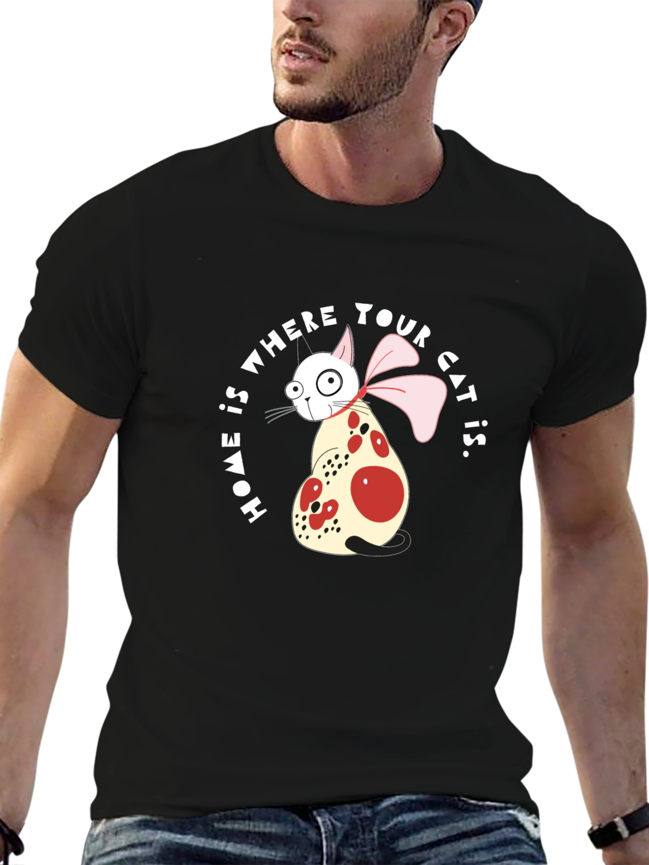 Home is Where Your Cat Is T-Shirt