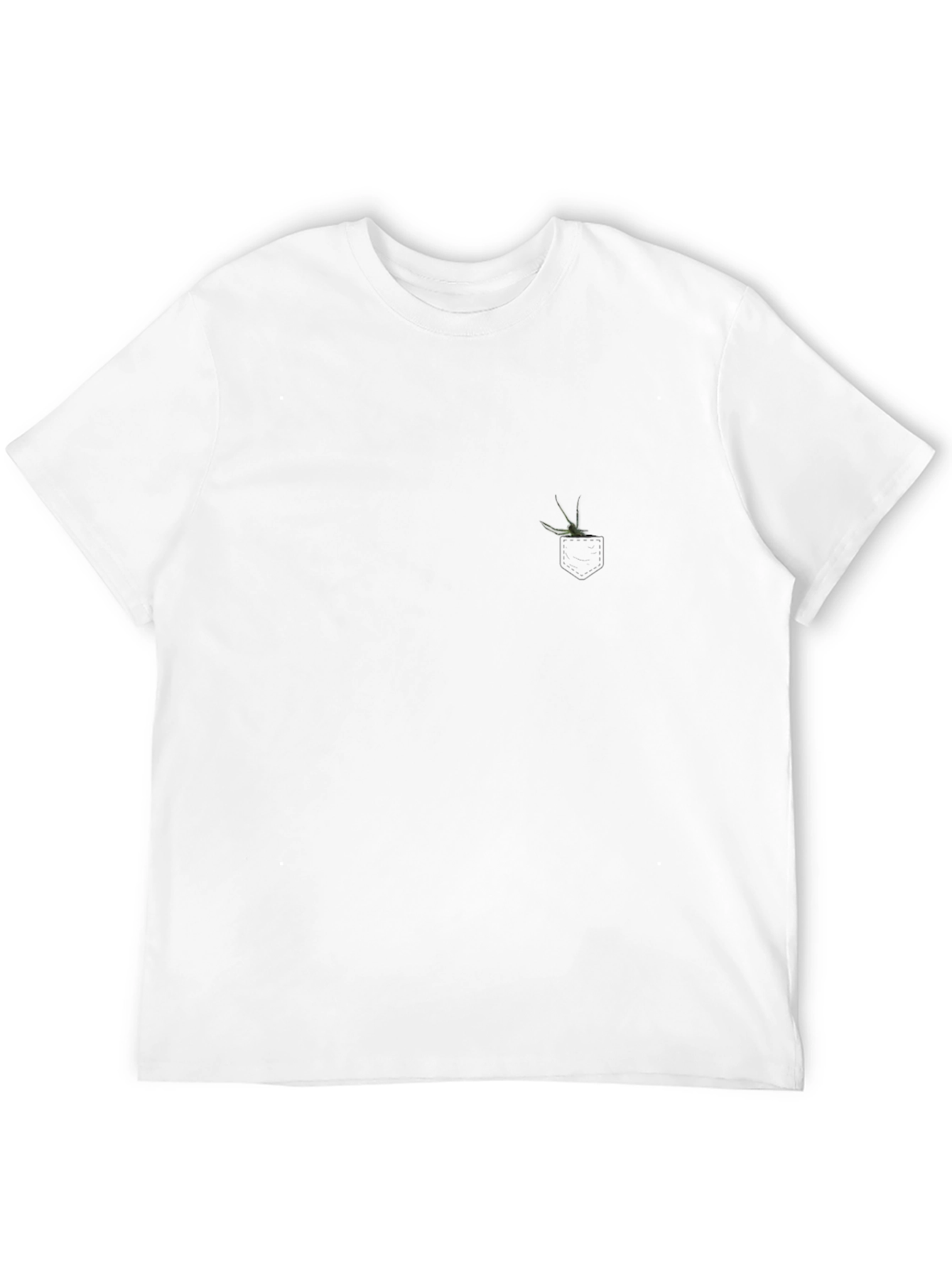 Mens Black Pocket T-Shirt - Casual Style