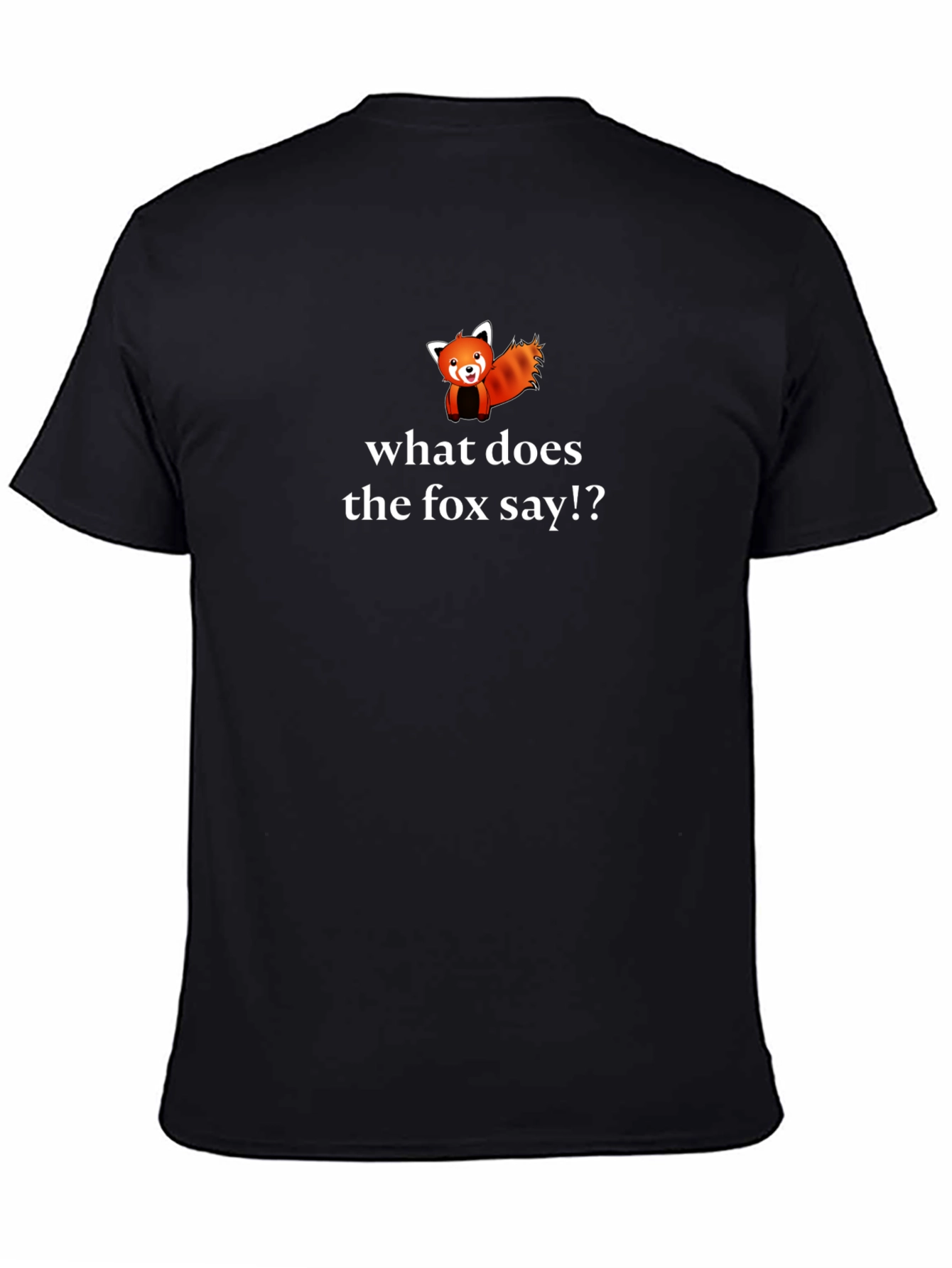 What Does the Fox Say Red Panda T-Shirt