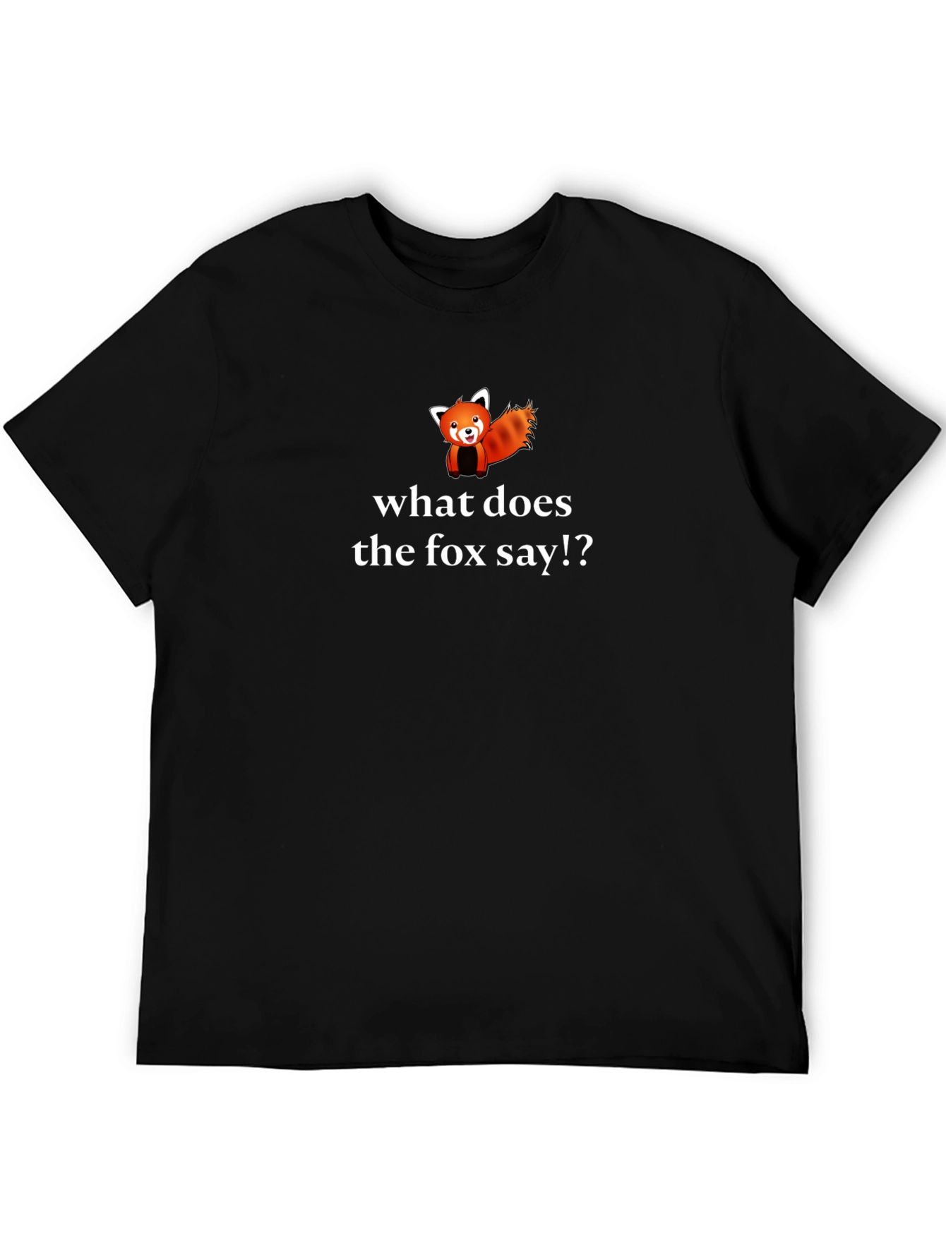 What Does the Fox Say Red Panda T-Shirt
