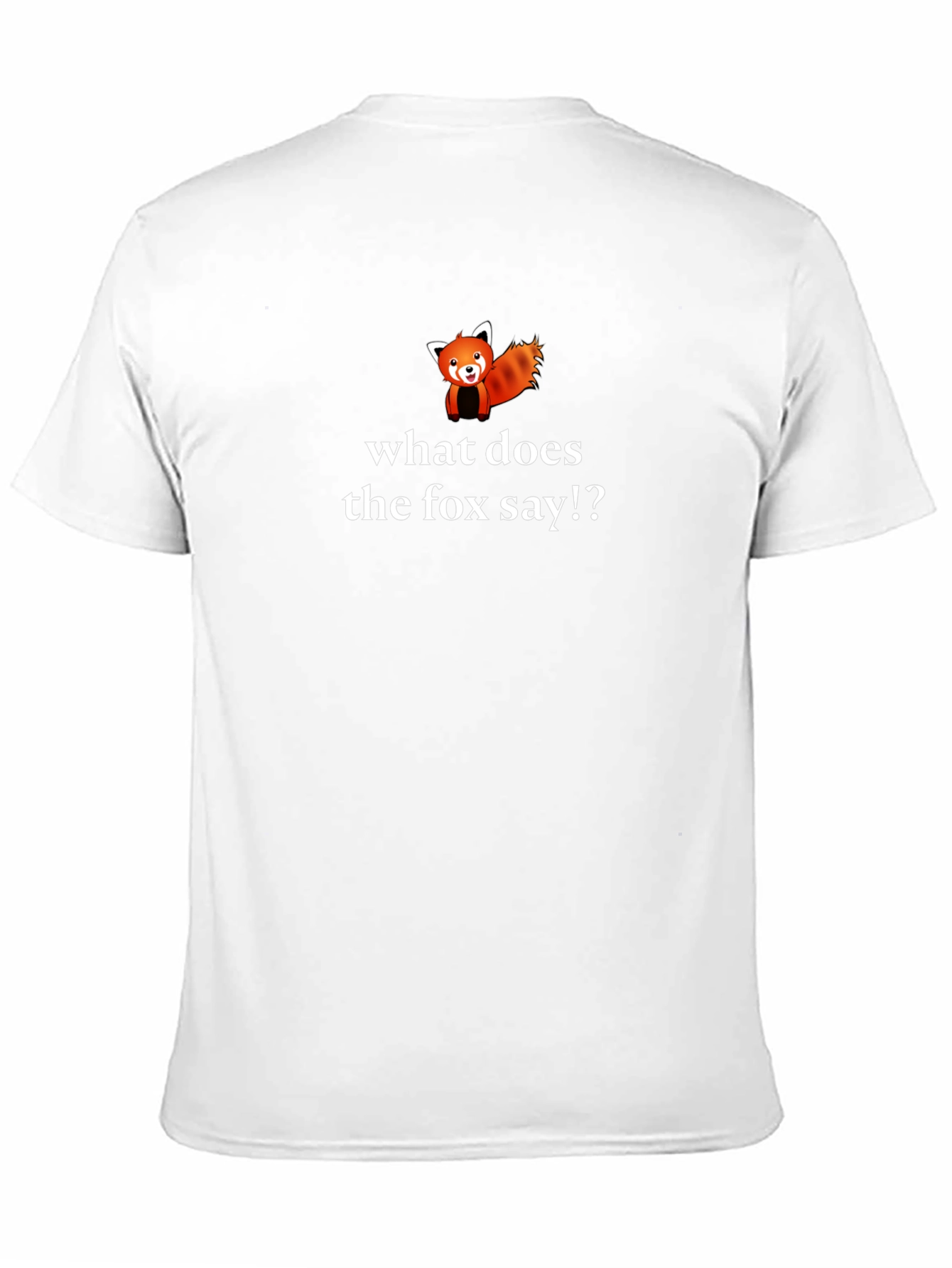 What Does the Fox Say Red Panda T-Shirt
