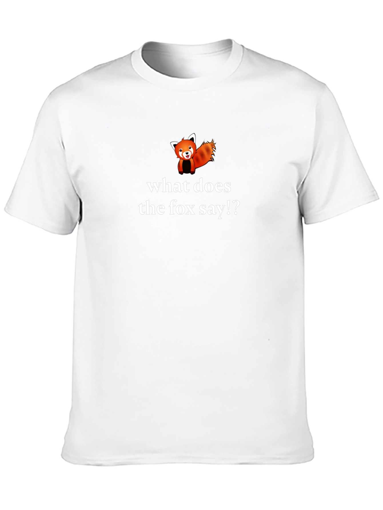 What Does the Fox Say Red Panda T-Shirt