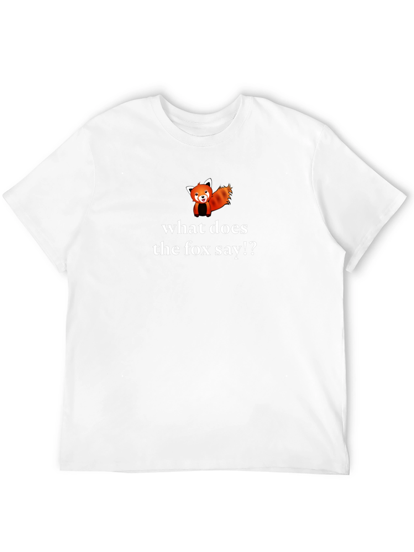 What Does the Fox Say Red Panda T-Shirt