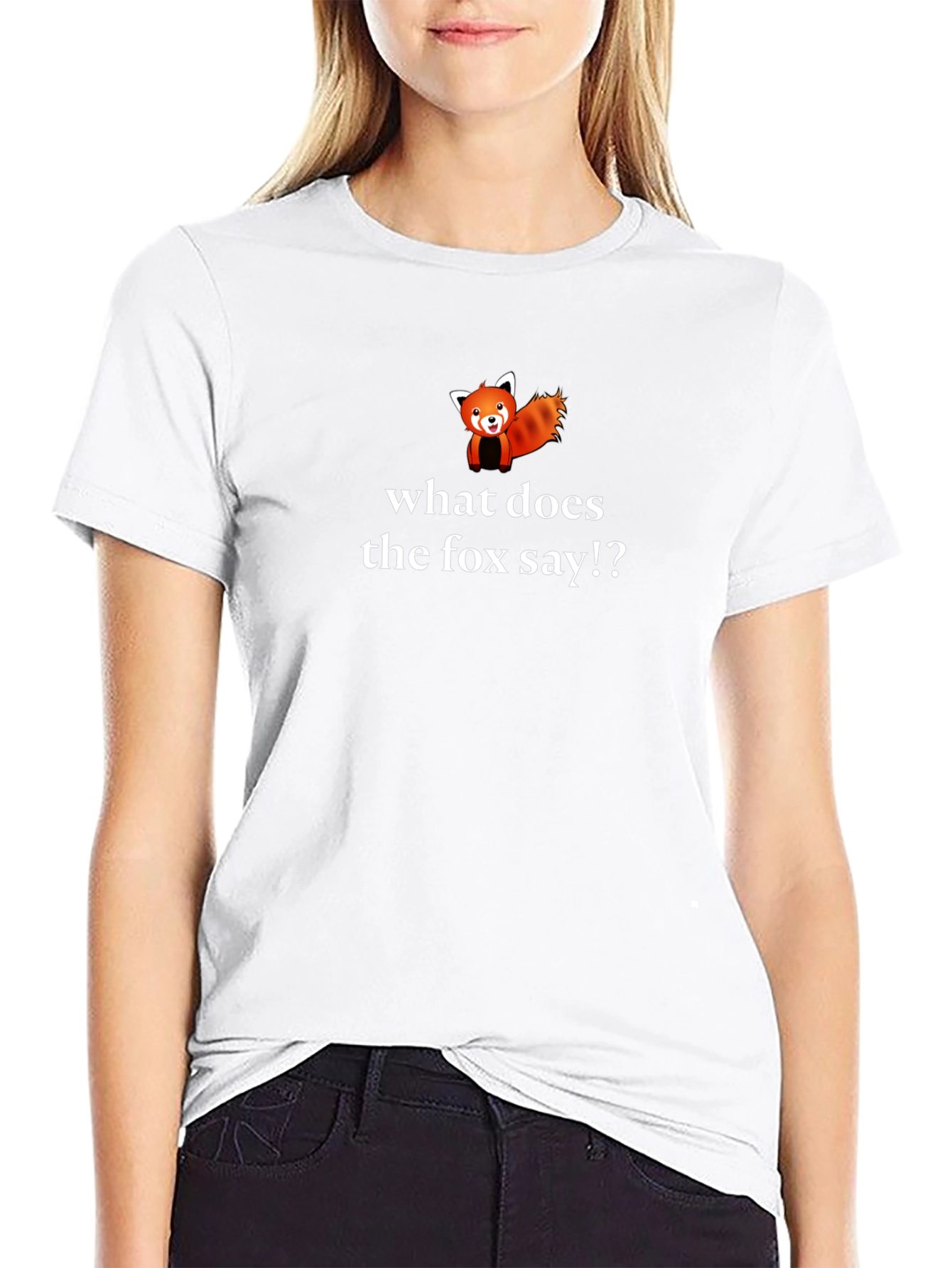What Does the Fox Say Red Panda T-Shirt
