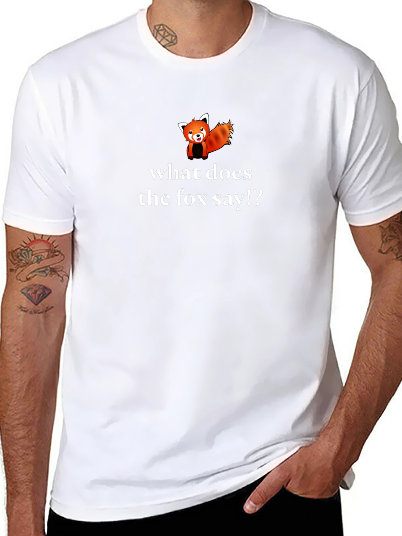 What Does the Fox Say Red Panda T-Shirt