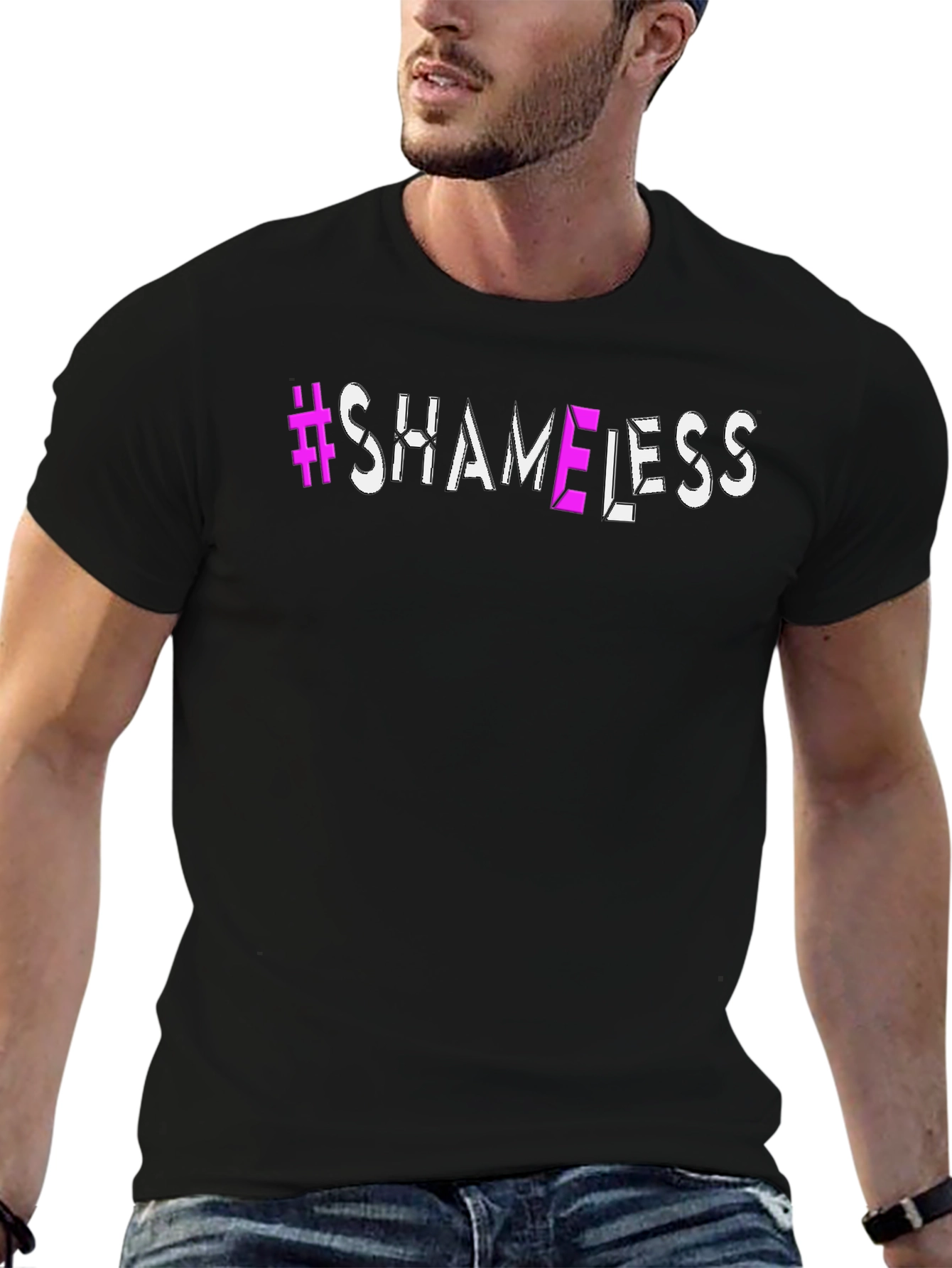 Shameless Graphic Tee - Edgy Streetwear