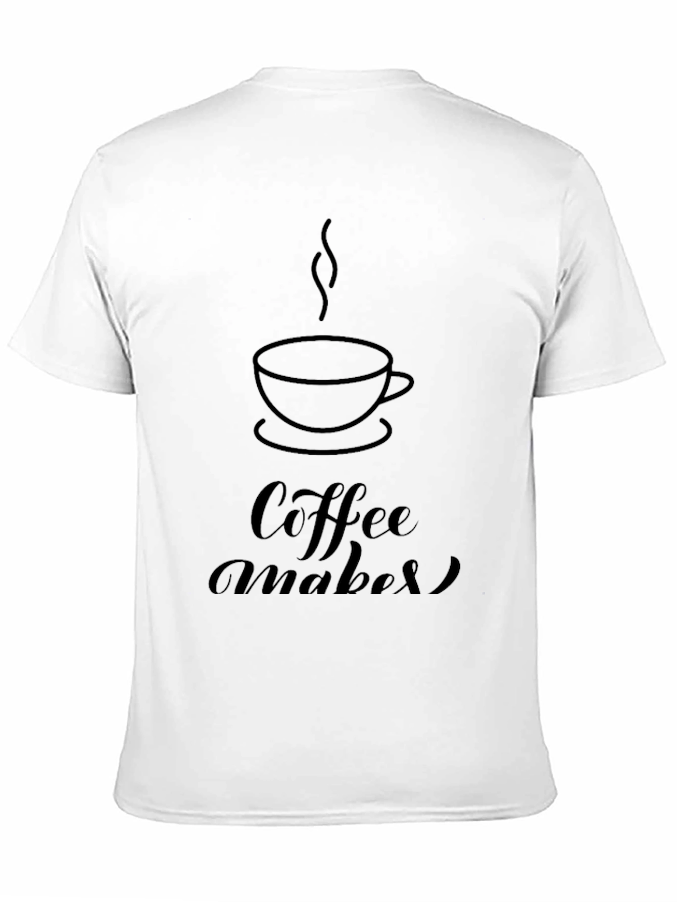 Coffee Maker Graphic Black T-Shirt