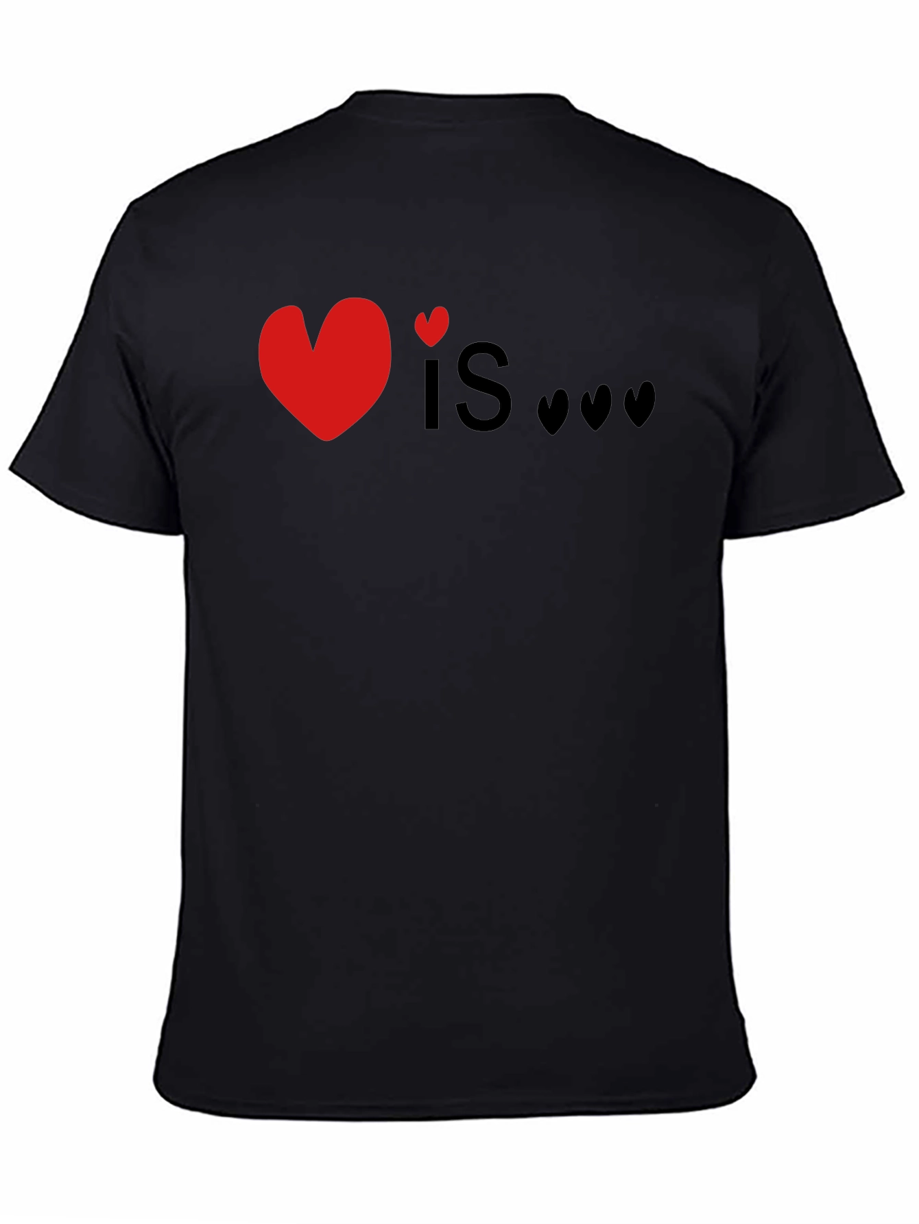Love Is T-Shirt Heart Graphic Tee