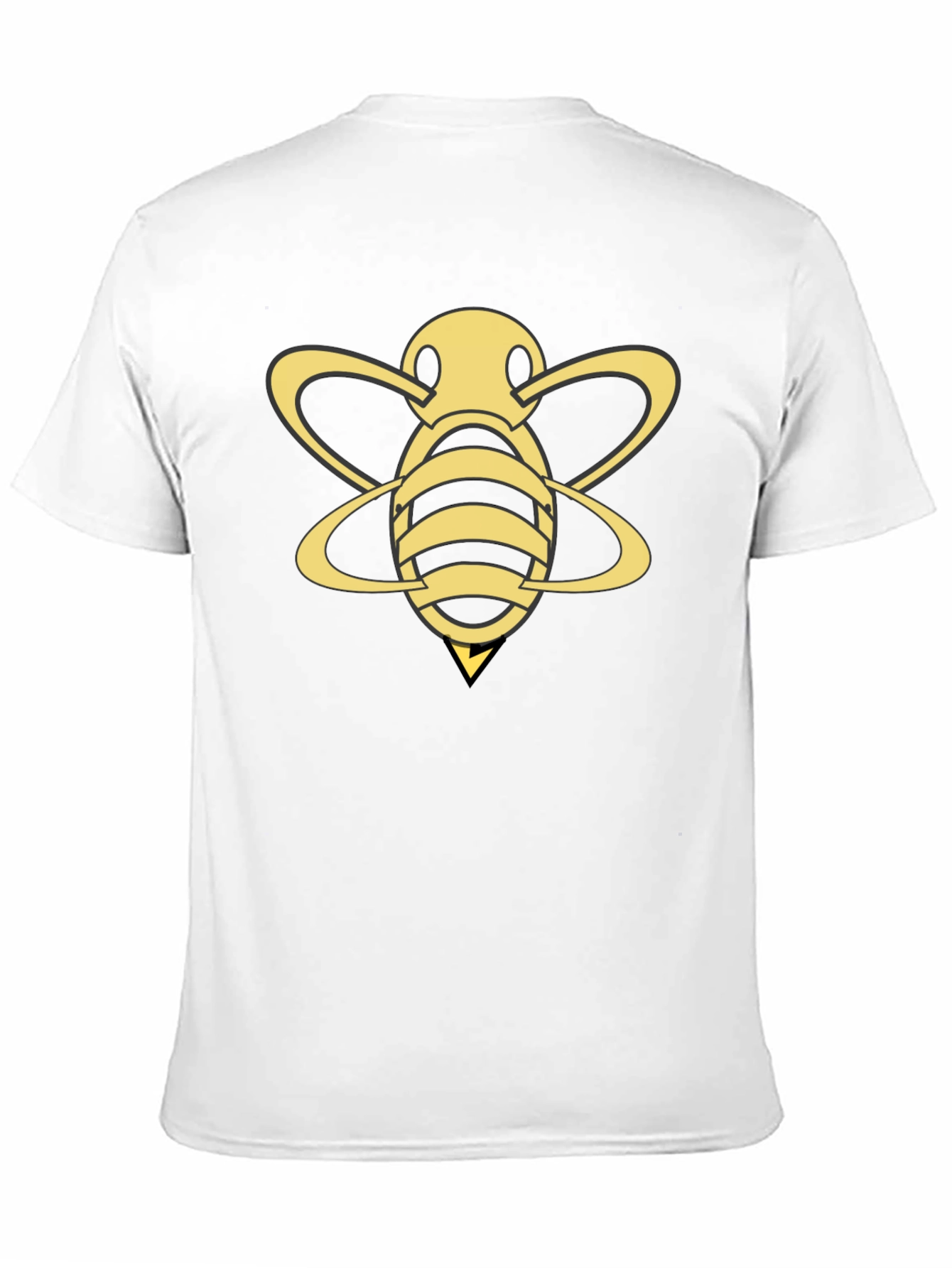 Gold Bee Graphic Black T-Shirt