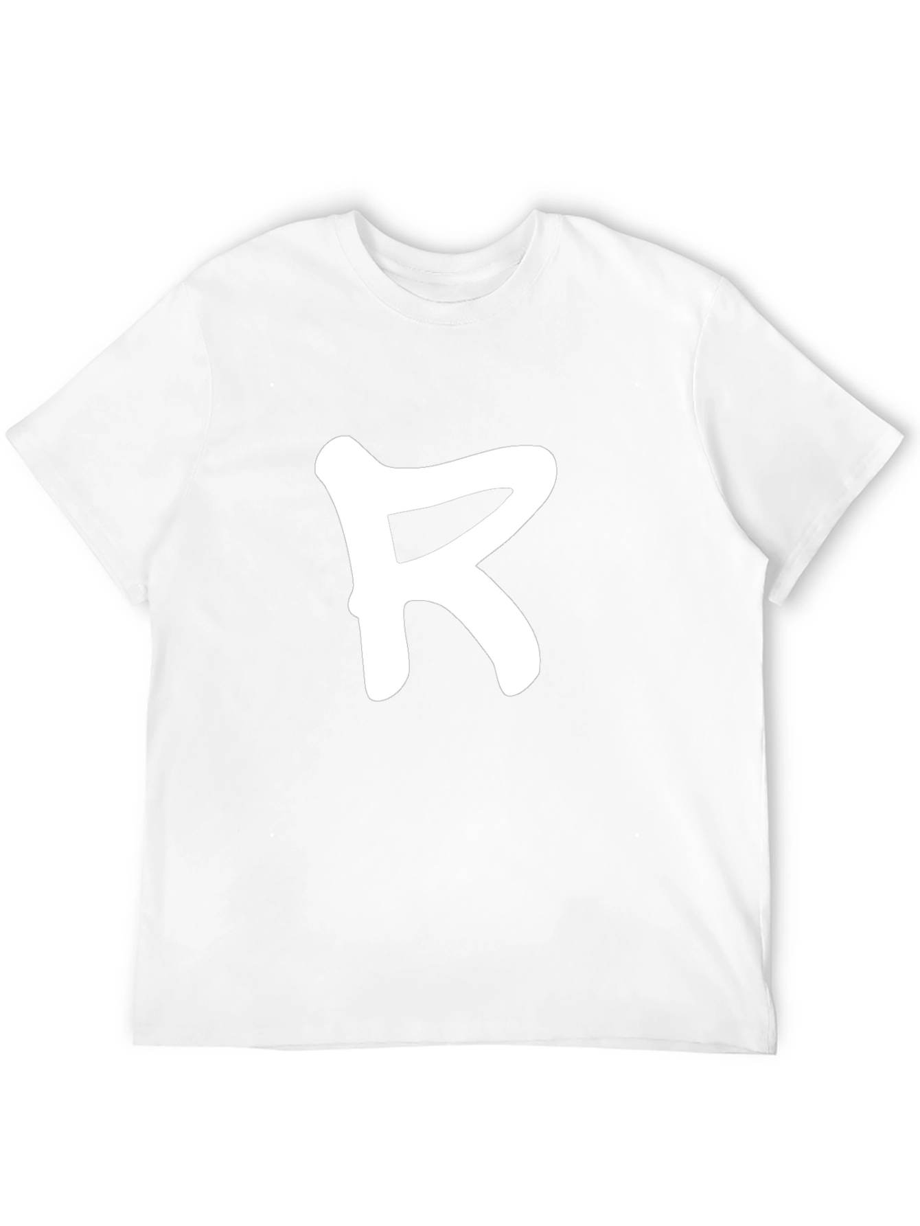 Bold R Black Tee - Casual Cool