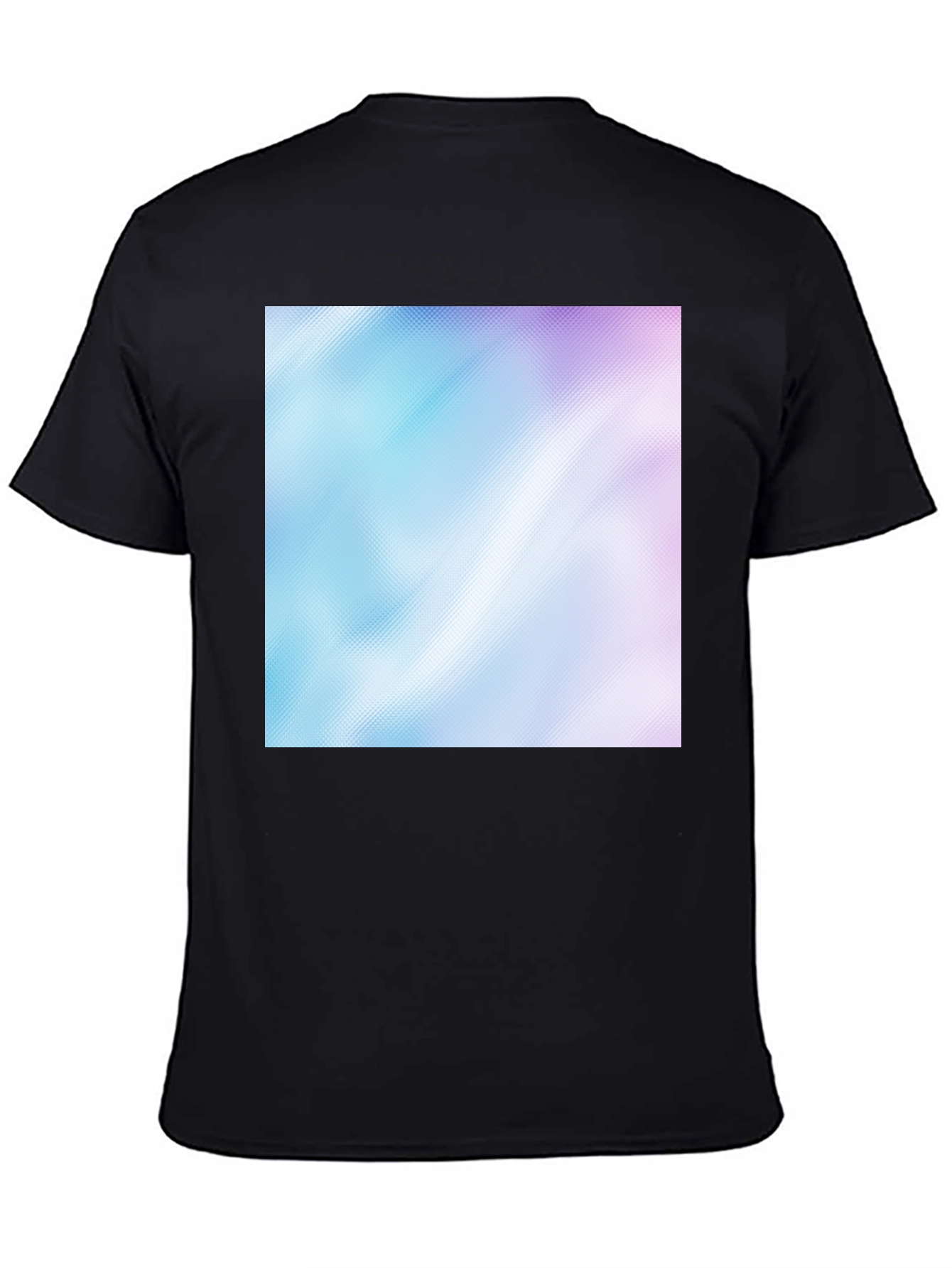 Abstract Gradient Graphic Tee - Modern Casual Style