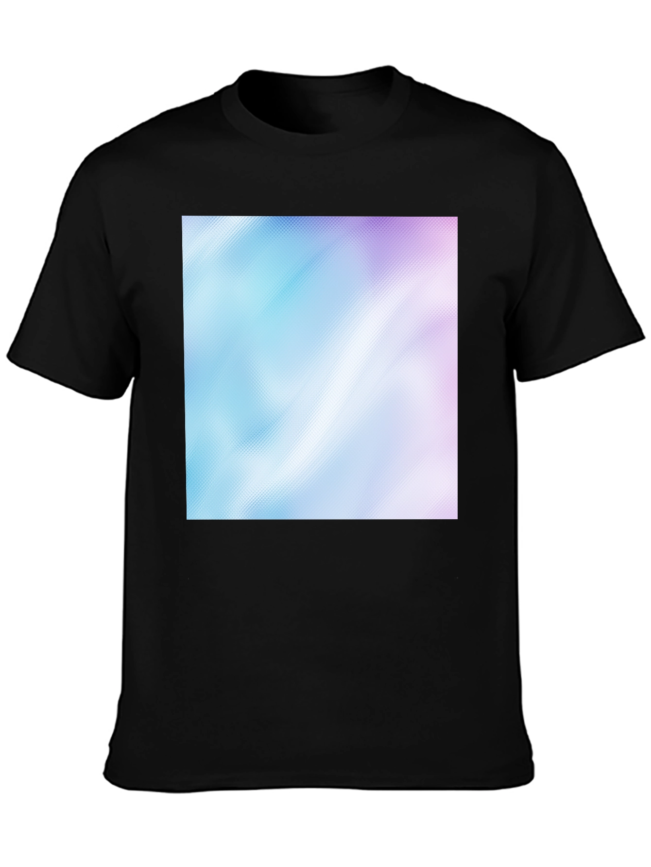 Abstract Gradient Graphic Tee - Modern Casual Style