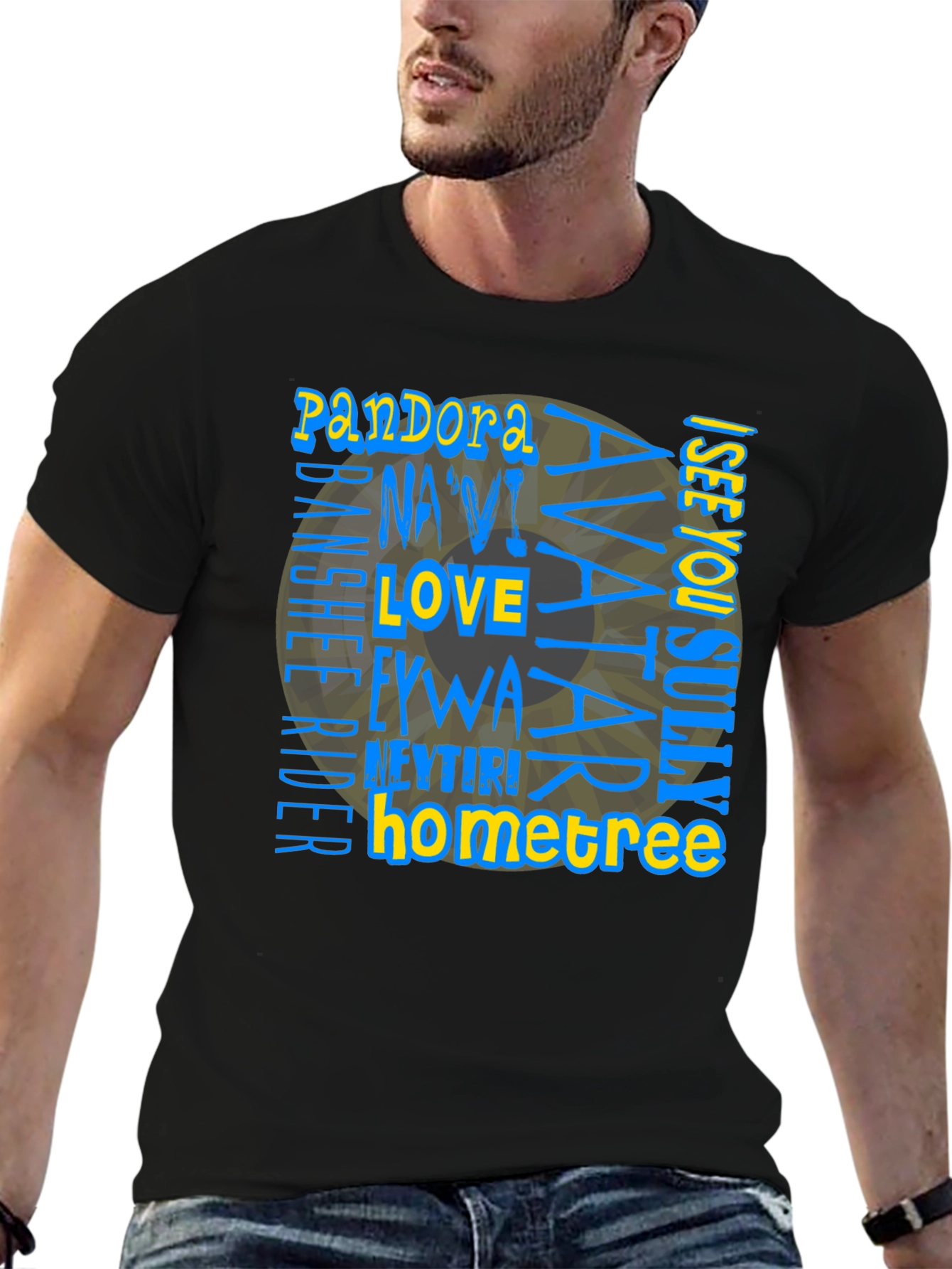 Avatar Movie T-Shirt: Pandora Navi Sully Hometree