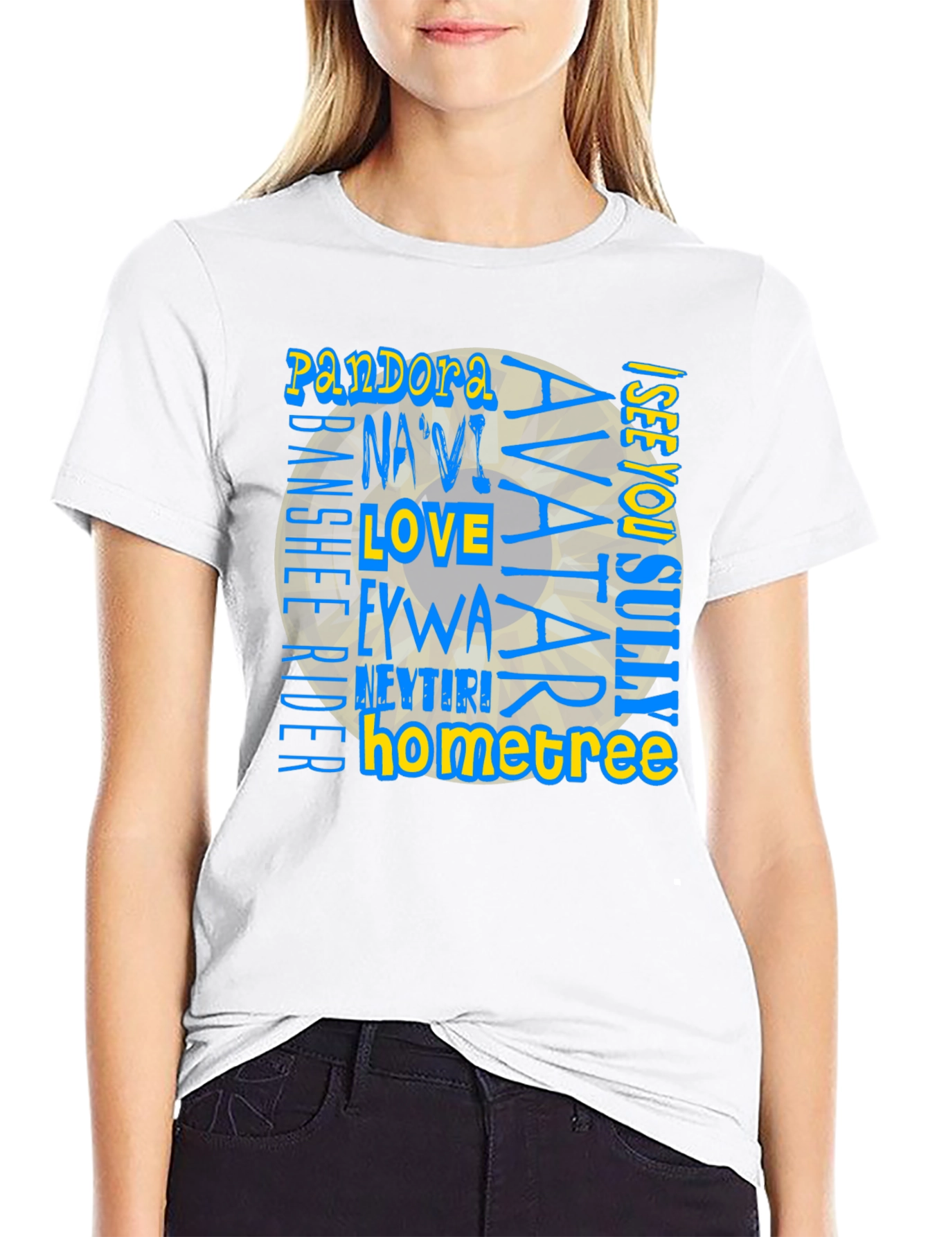 Avatar Movie T-Shirt: Pandora Navi Sully Hometree