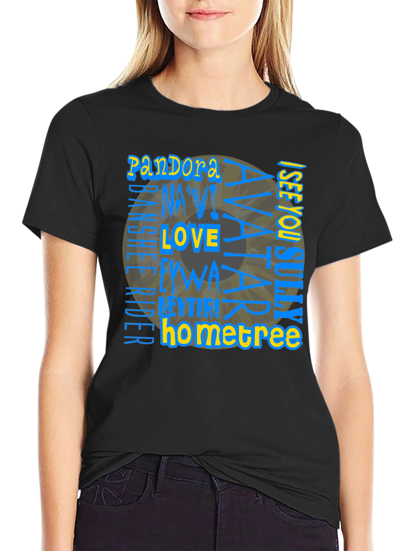 Avatar Movie T-Shirt: Pandora Navi Sully Hometree