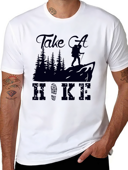 Take A Hike Graphic Tee - Outdoor Adventure Shirt
