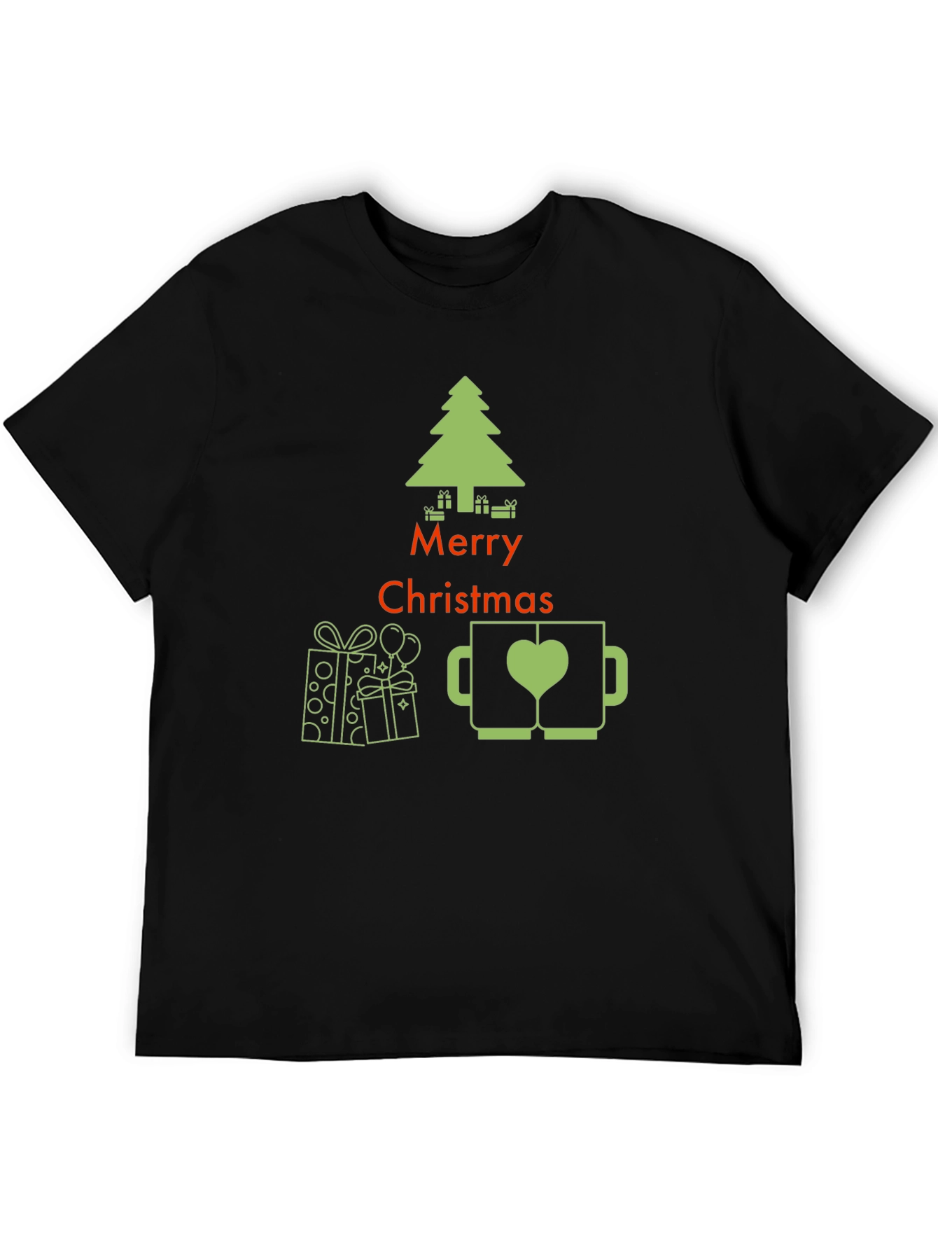 Festive Merry Christmas Graphic Tee