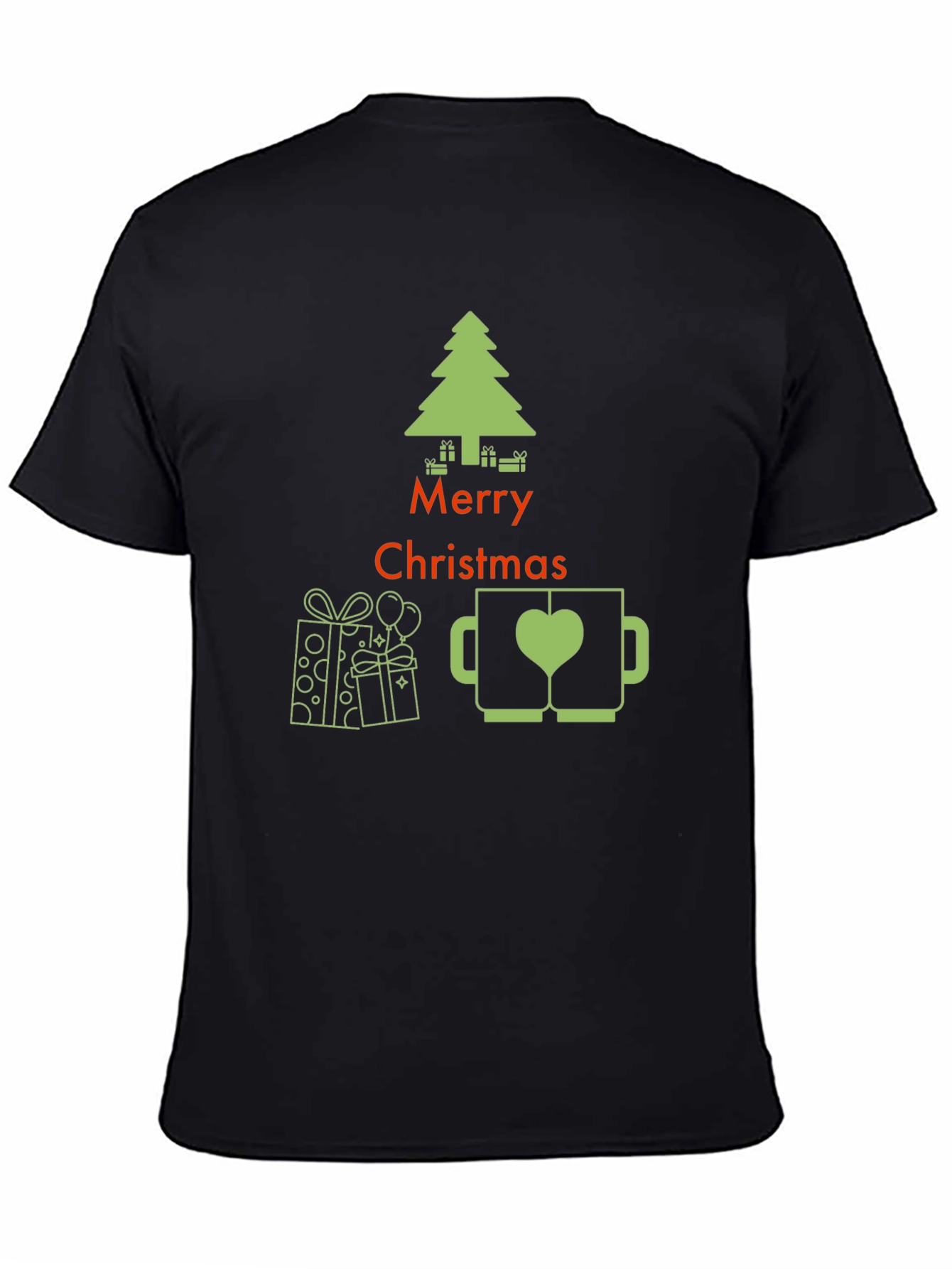 Festive Merry Christmas Graphic Tee