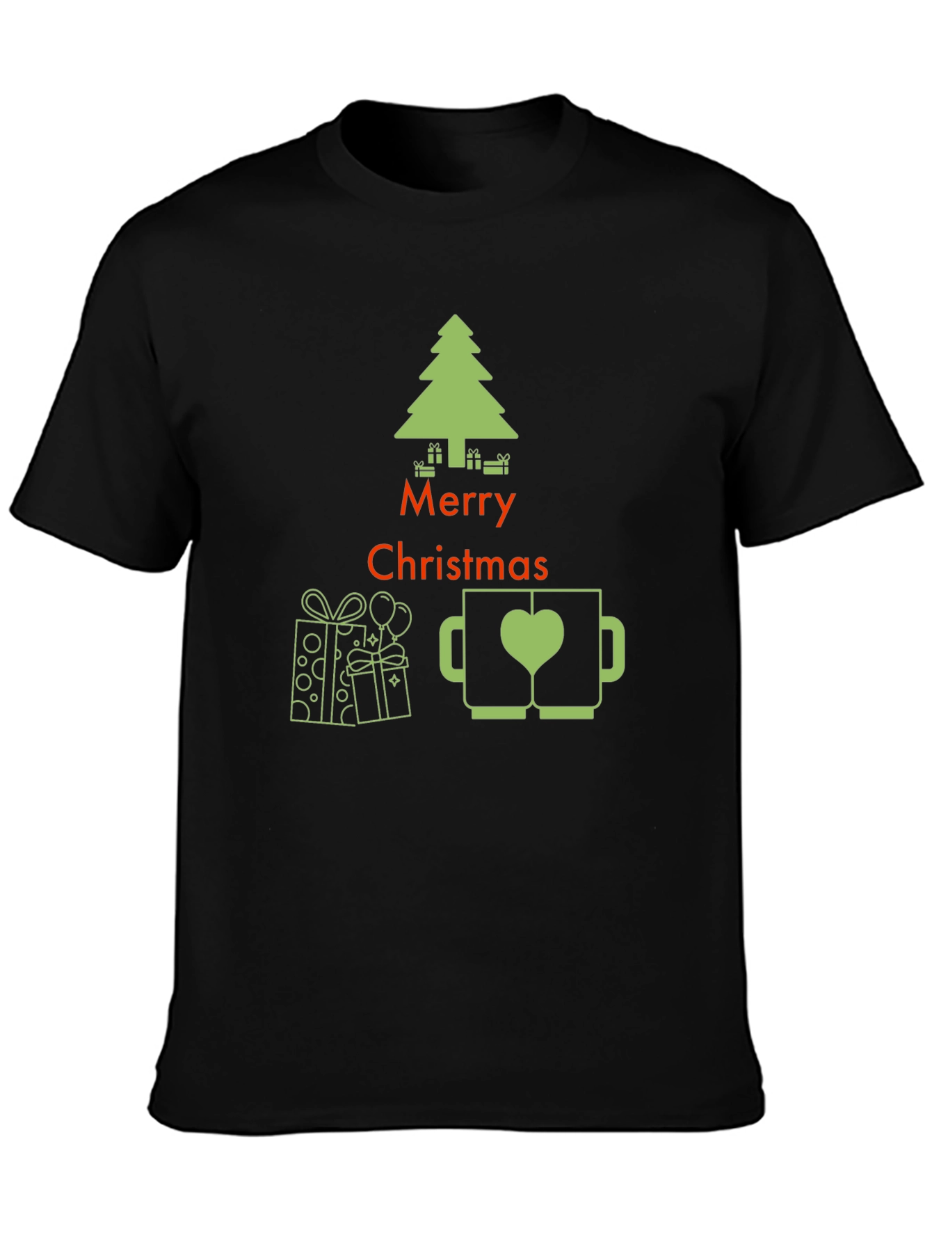 Festive Merry Christmas Graphic Tee