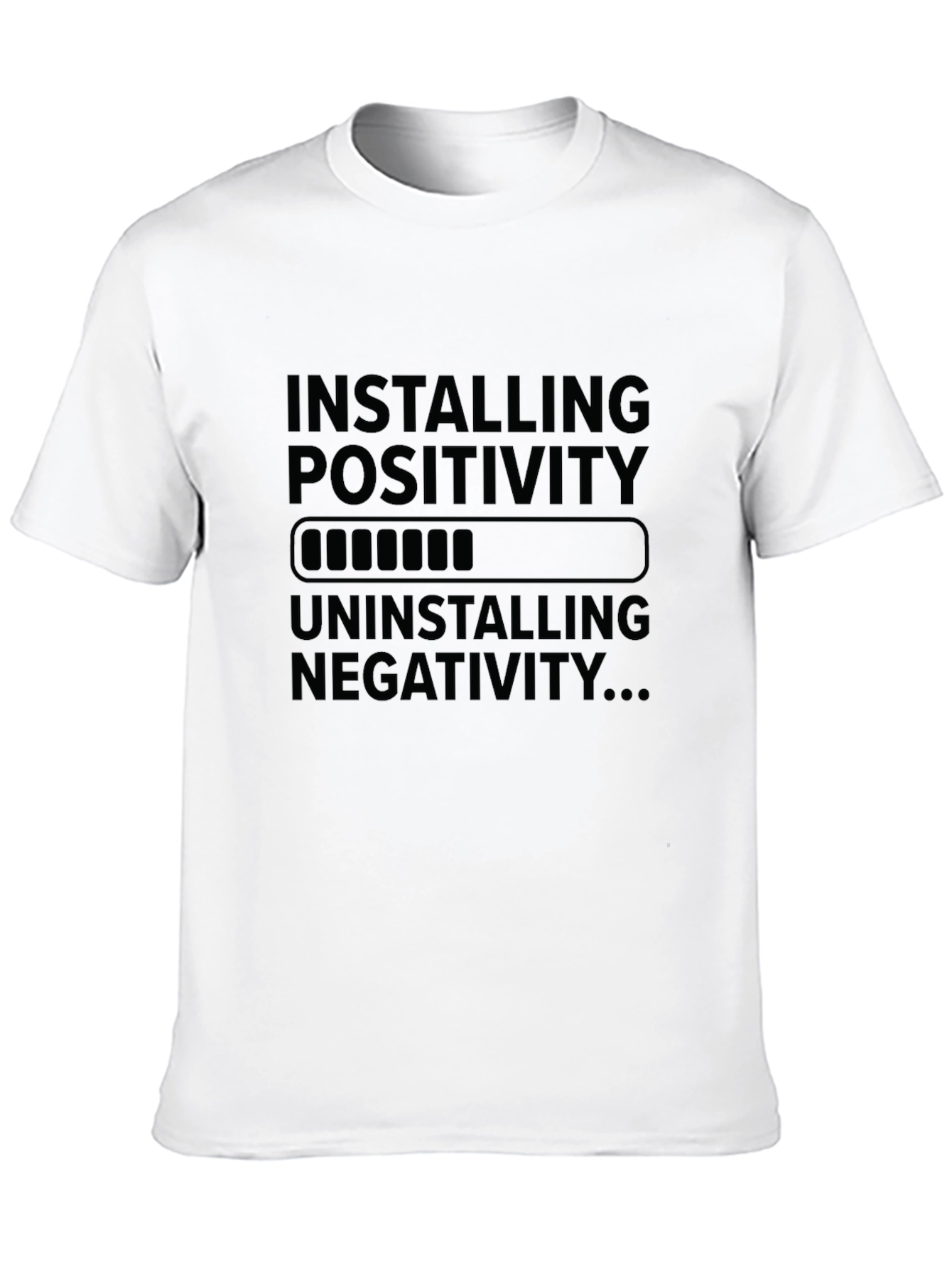 Installing Positivity T-Shirt - Black Graphic Tee
