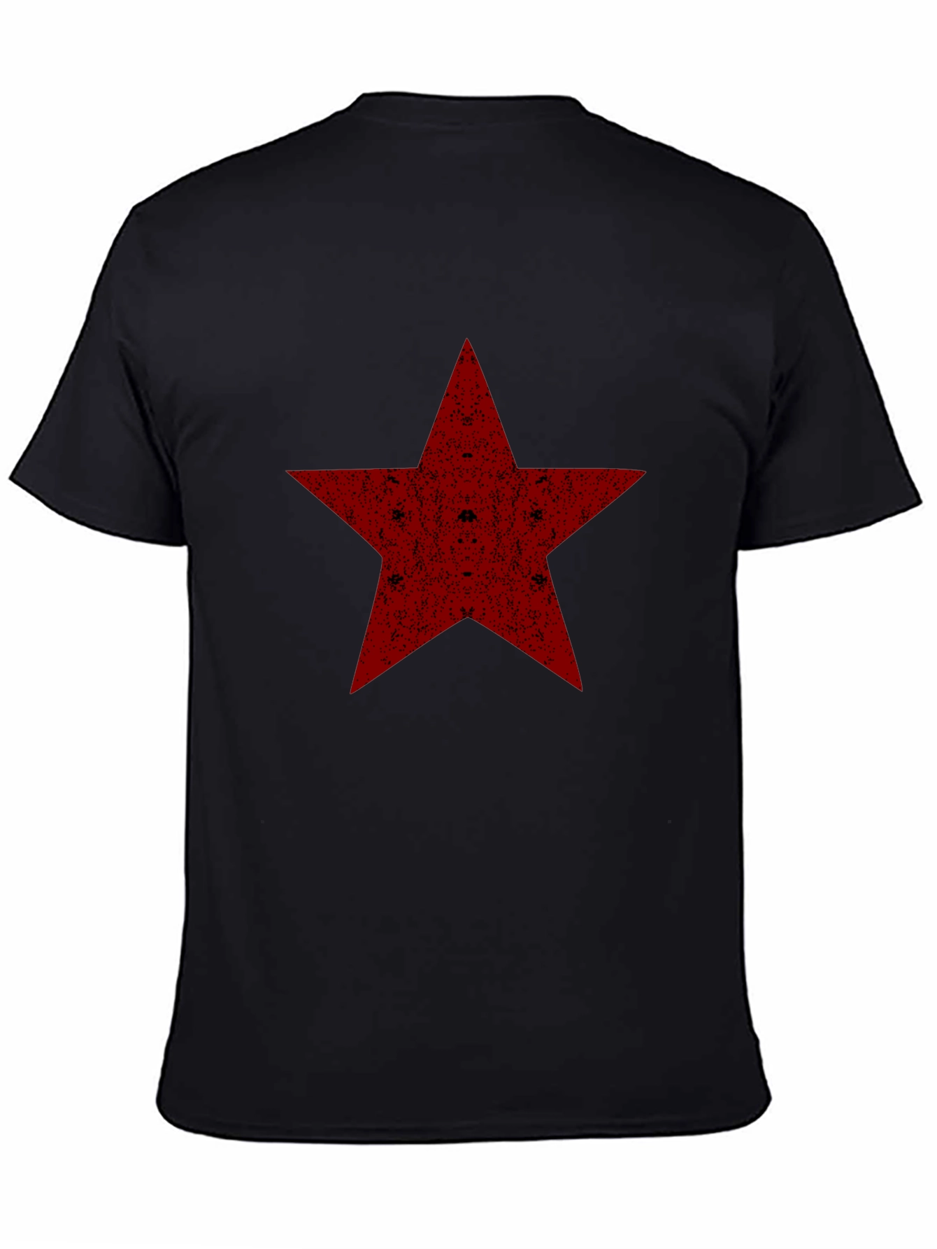 Red Star Graphic Black T-Shirt