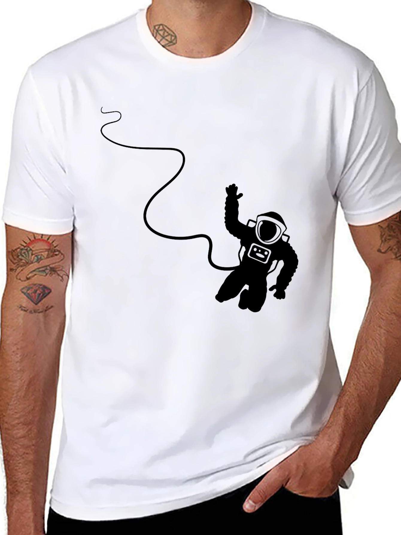 Astronaut Graphic Tee - Explore in Style!