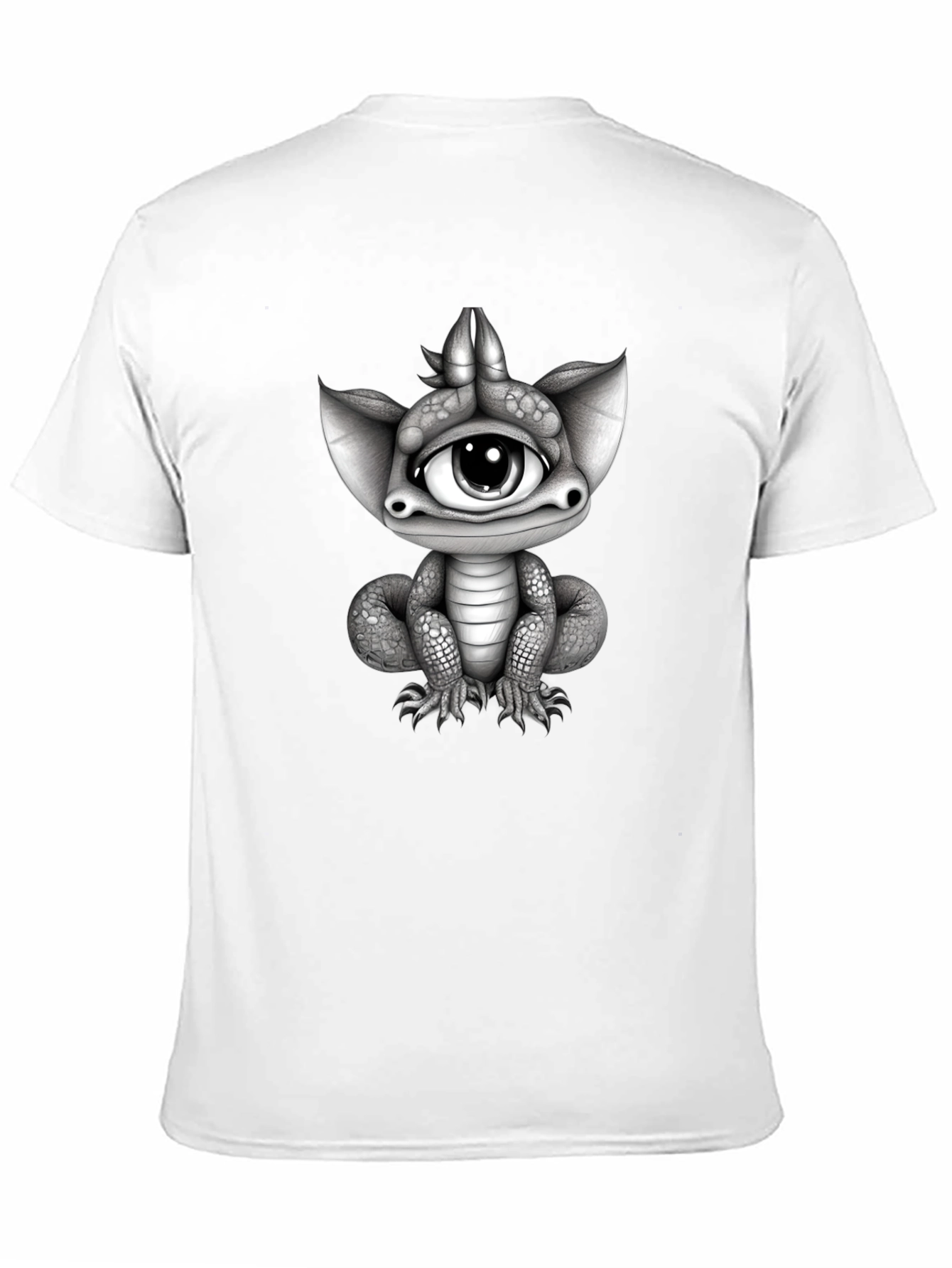 One-Eyed Dragon Graphic T-Shirt - Unique Creature Tee