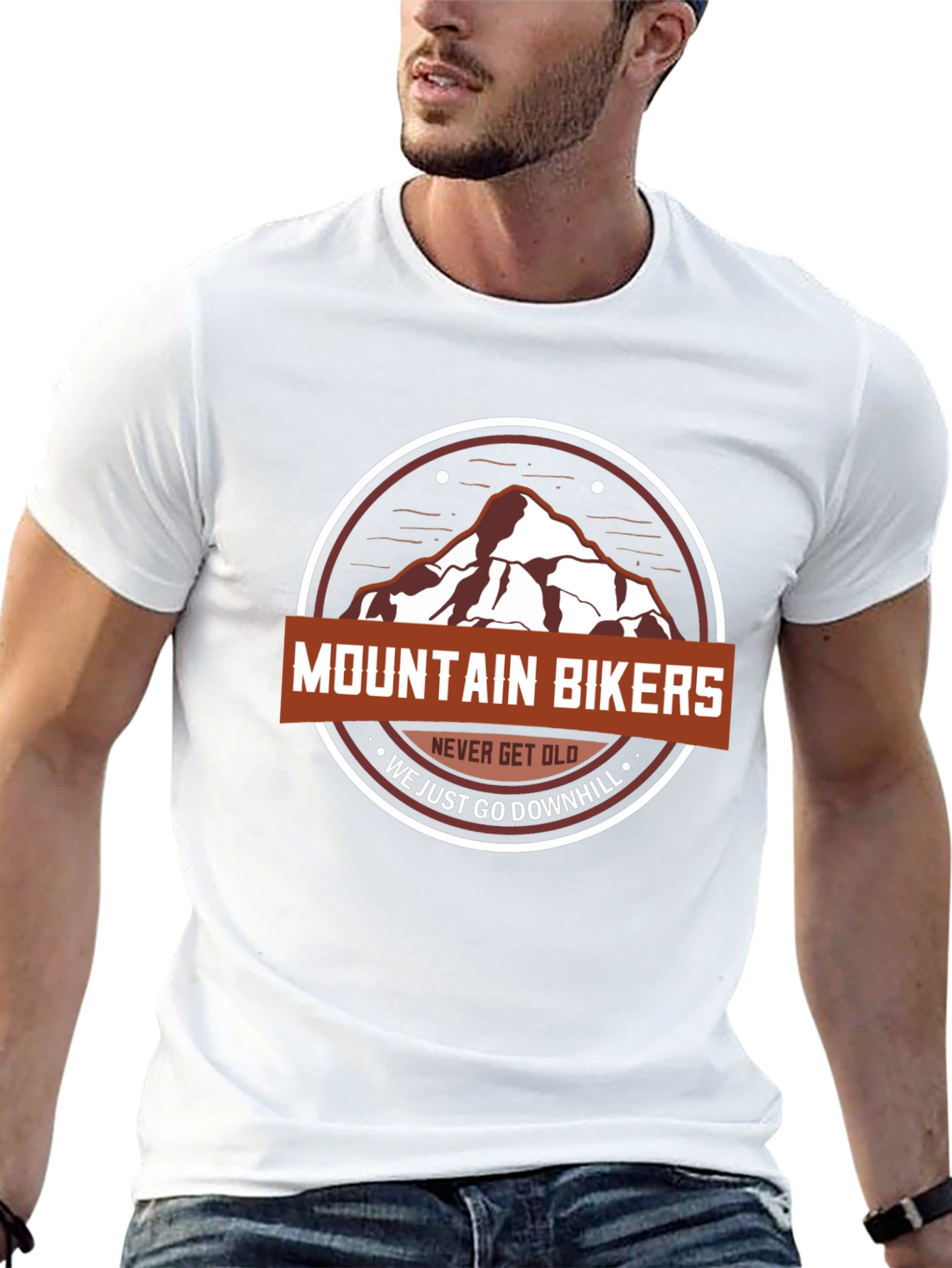 Mountain Bikers Never Get Old T-Shirt