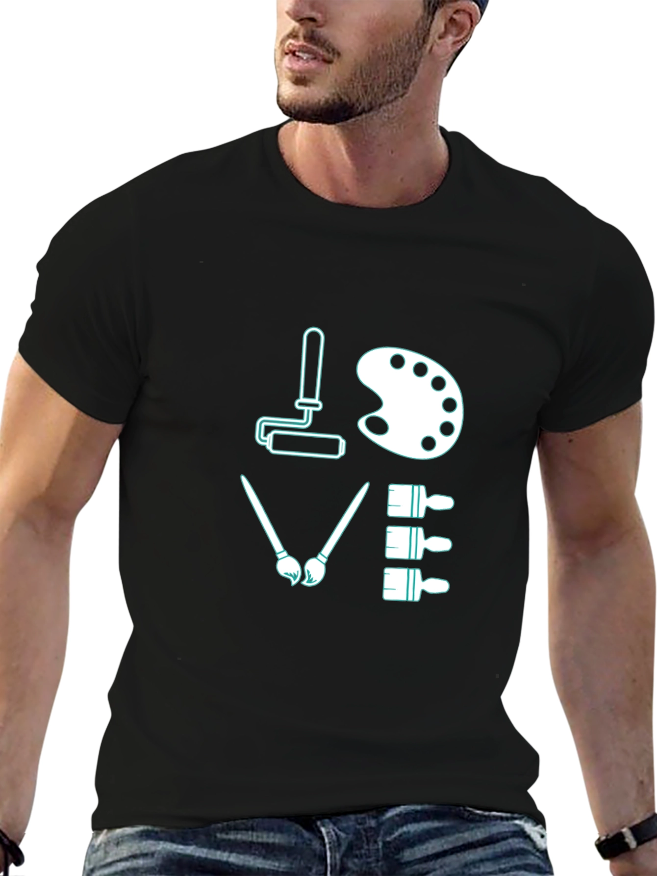 Painters Love T-Shirt - Artistic Design