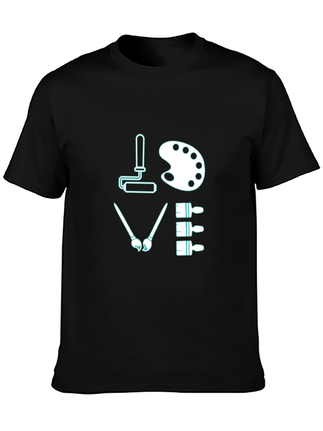 Painters Love T-Shirt - Artistic Design