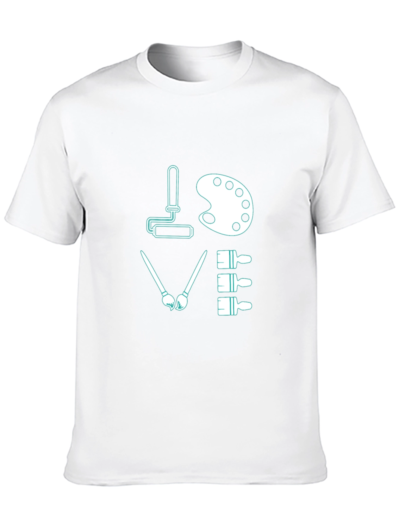 Painters Love T-Shirt - Artistic Design